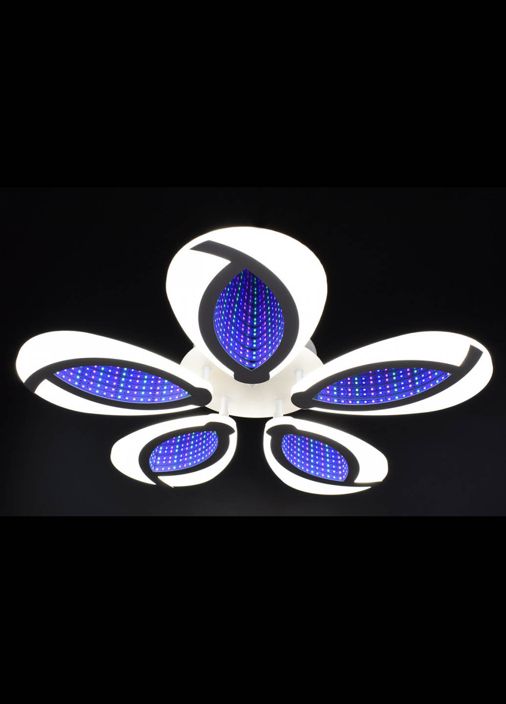 Люстра стельова LED з пультом A2701 / 5-wh Білий 8х59х59 см. Handmade (234539959)