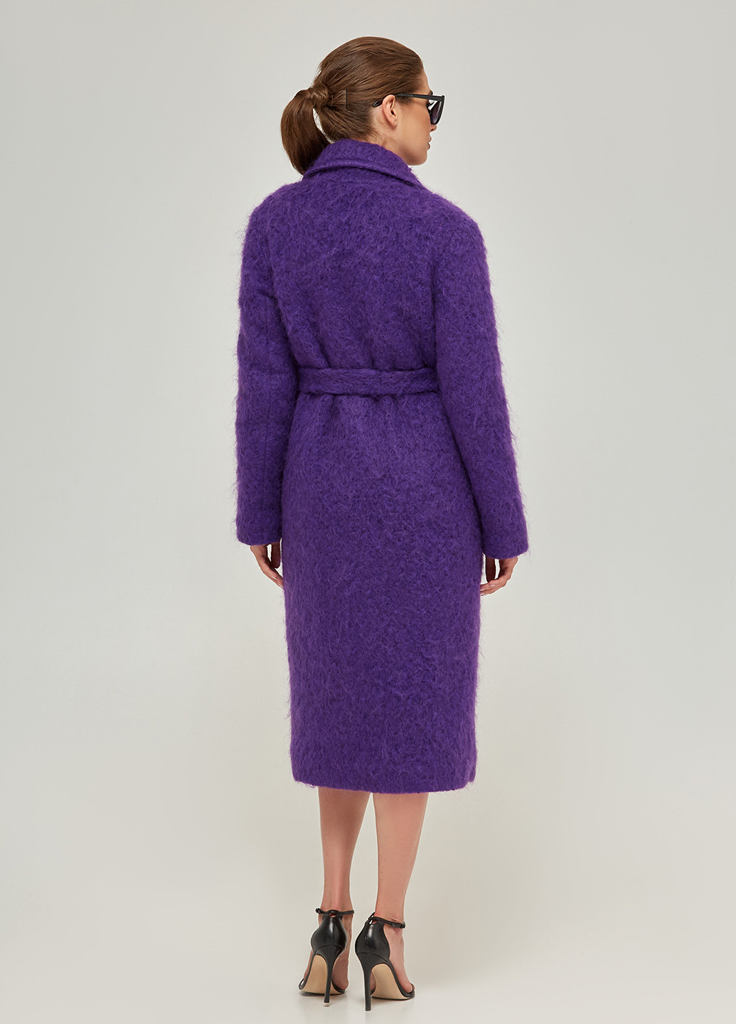 Фиолетовое демисезонное Пальто MN