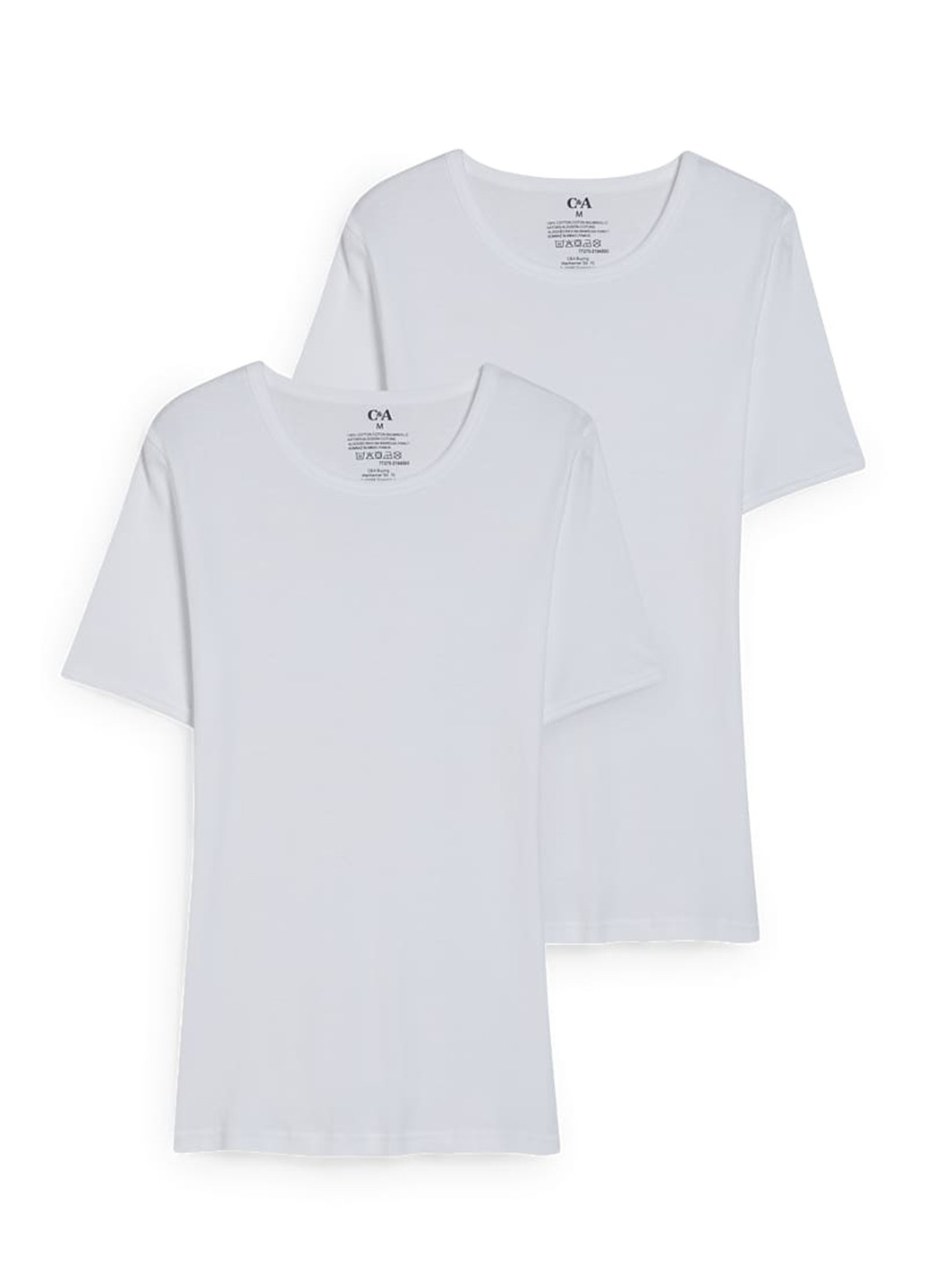 Біла футболка (2 шт.) C&A