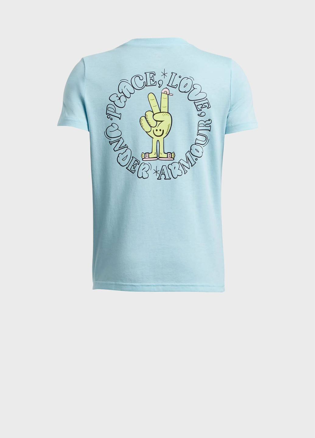 Голубая летняя футболка Under Armour