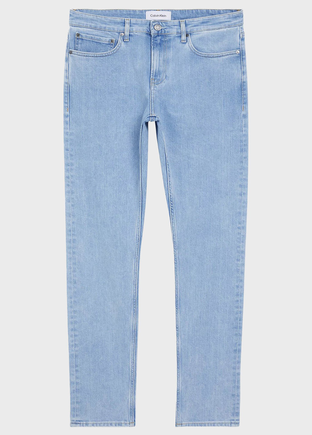 Голубые демисезонные регюлар фит джинсы Calvin Klein