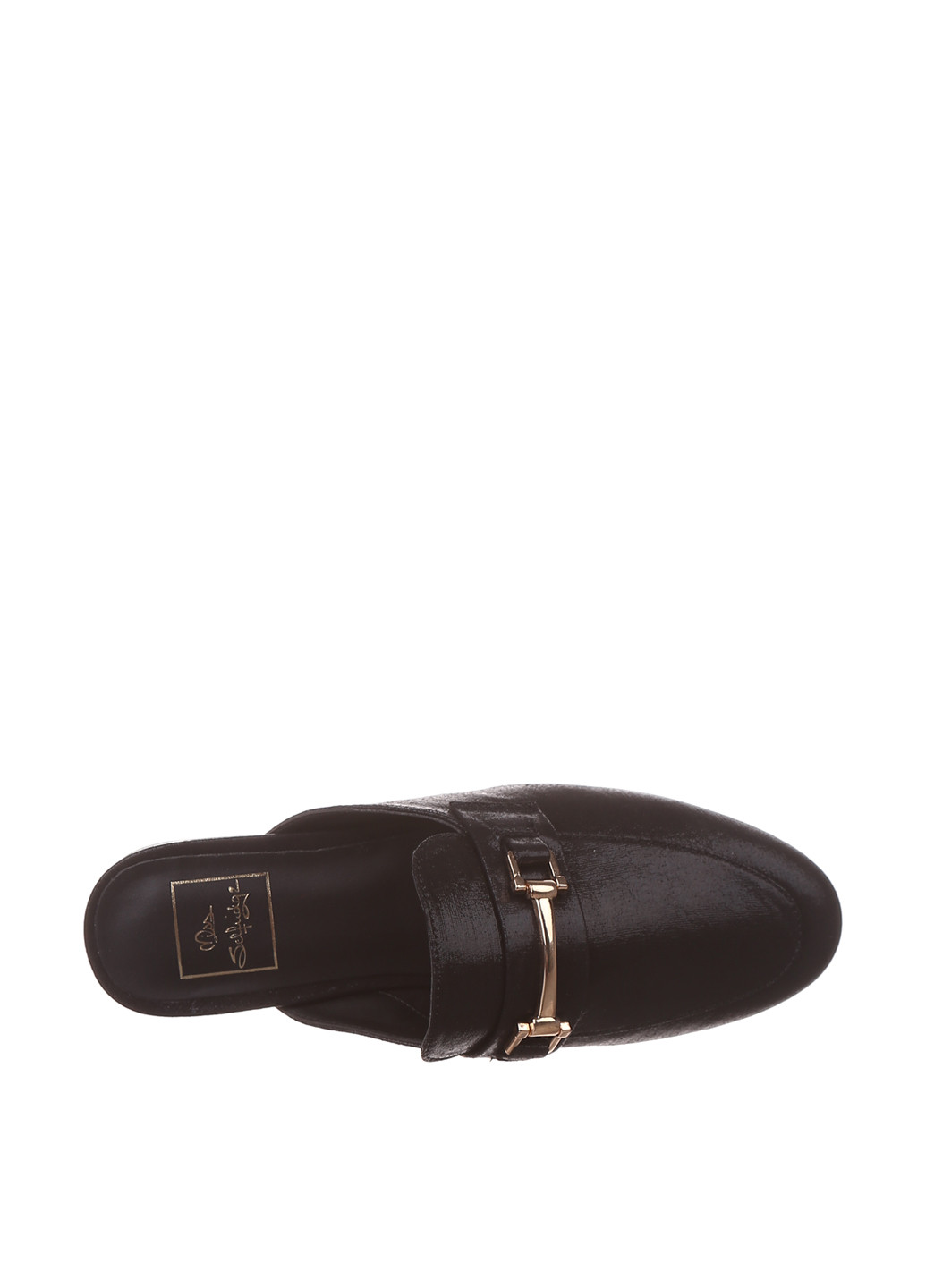 Черные мюли Miss Selfridge с металлическими вставками на низком каблуке