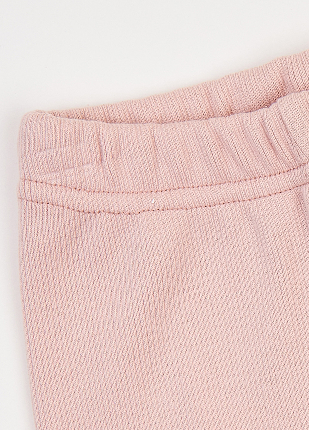 Рожевий демісезонний комплект (лонгслів, легінси, пов'язка) Фламинго