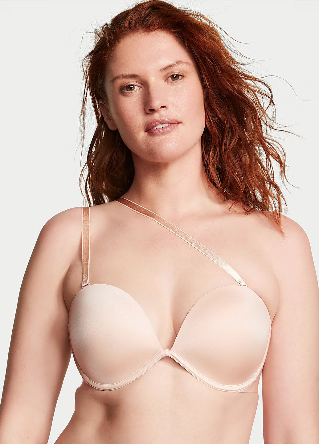 Бежевий бюстгальтер Victoria's Secret з кісточками еластан