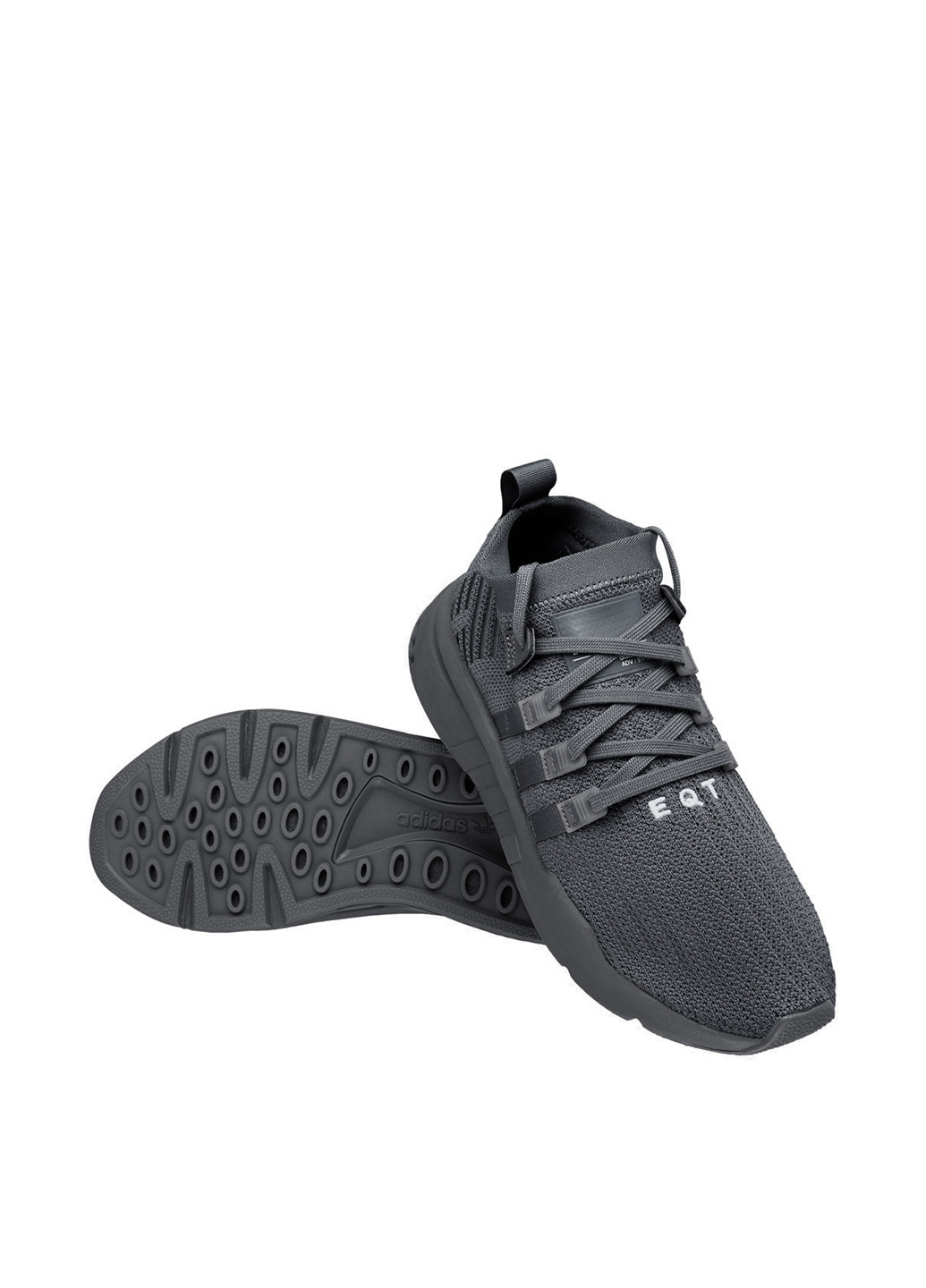 Темно-серые демисезонные кроссовки adidas EQT SUPPORT MID ADV