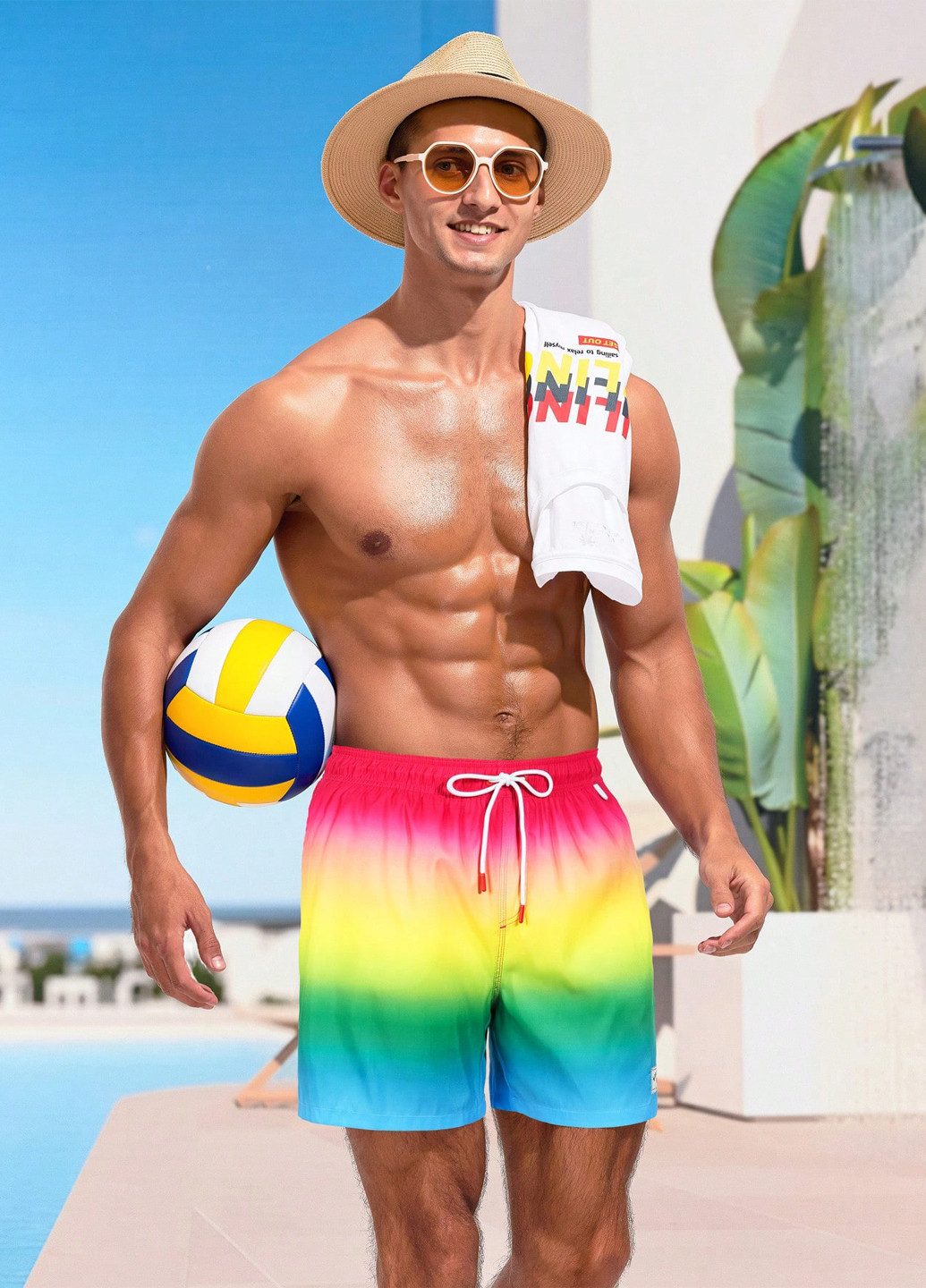 Пляжные шорты SHEIN (366258432)