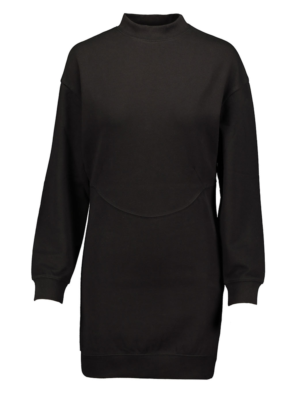 Черное кэжуал платье платье-свитшот Tally Weijl однотонное