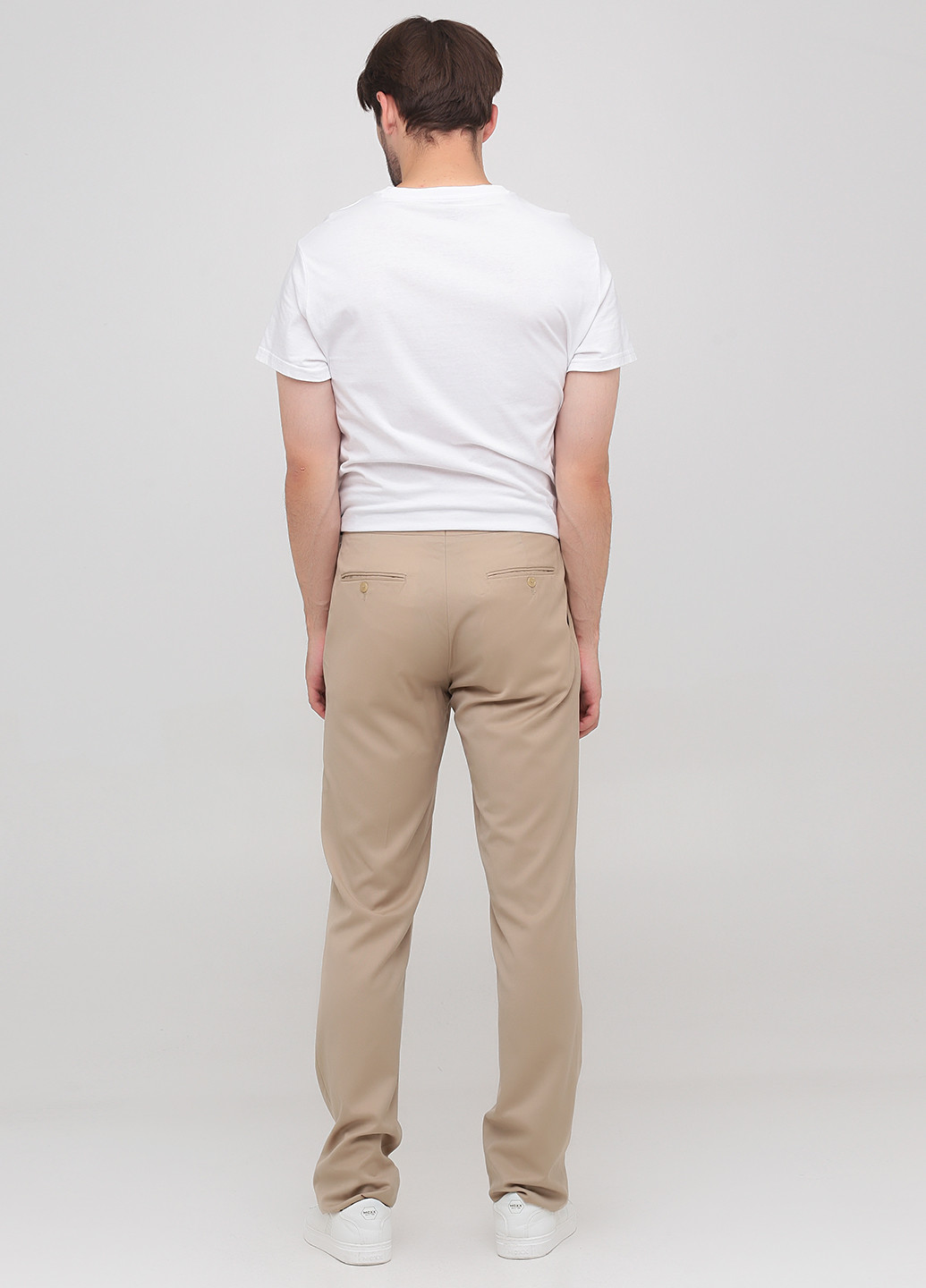 Бежевые классические демисезонные прямые брюки Ralph Lauren
