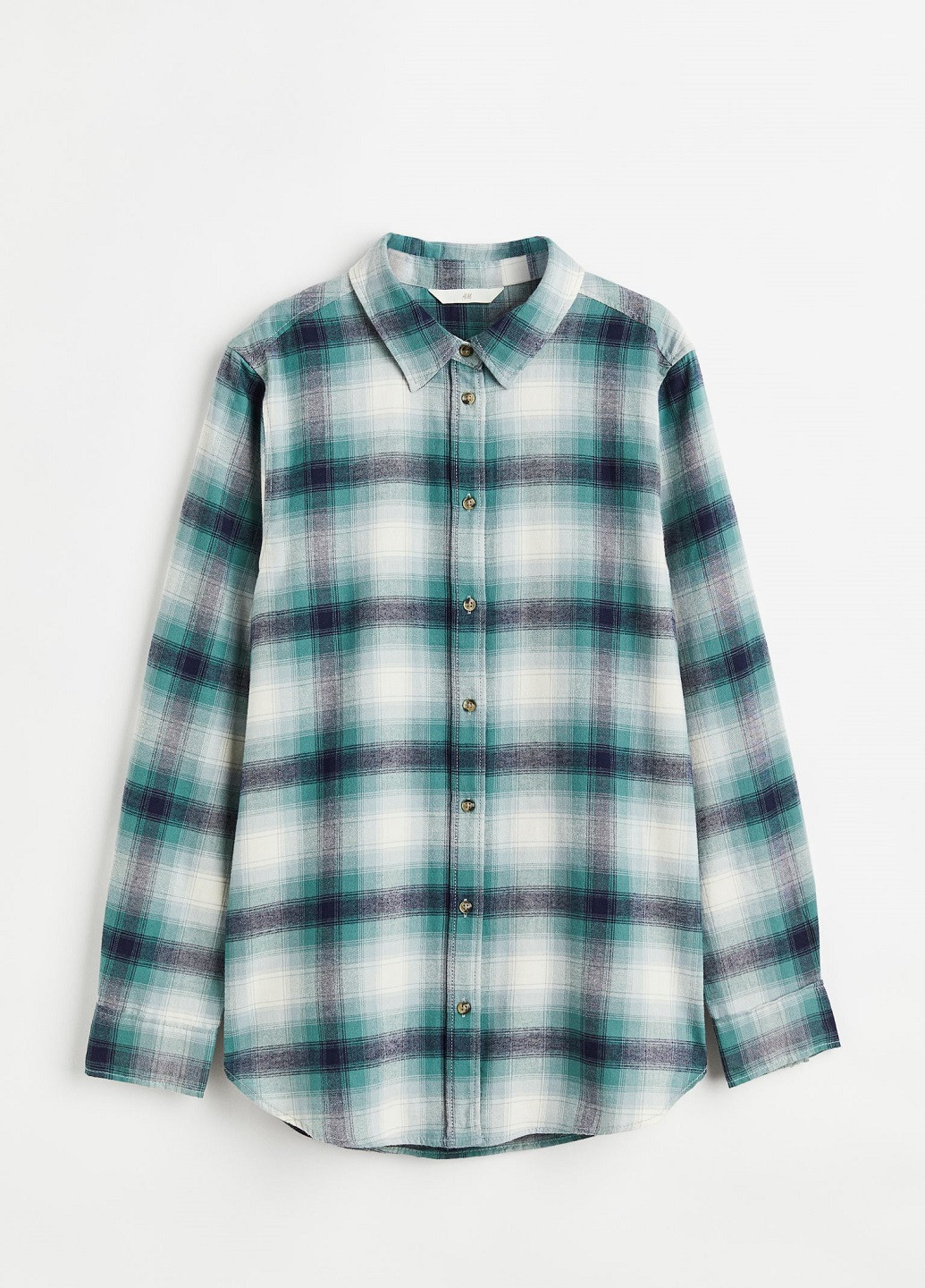 Бирюзовая демисезонная блузка H&M