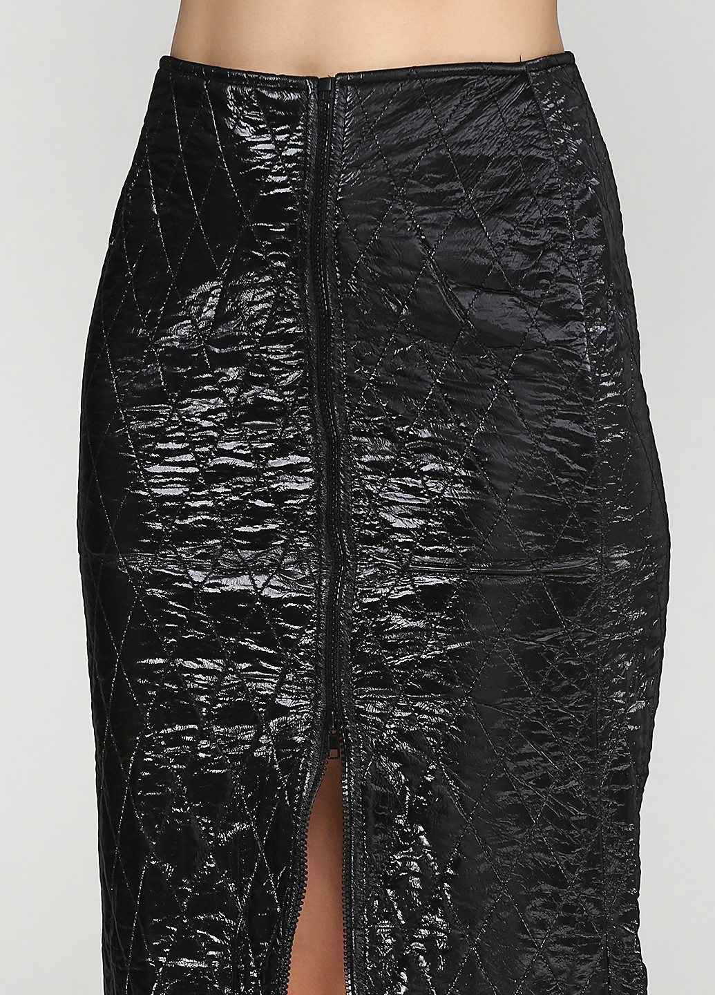 Чорний демісезонний комплект (куртка, спідниця) Imperia Lux