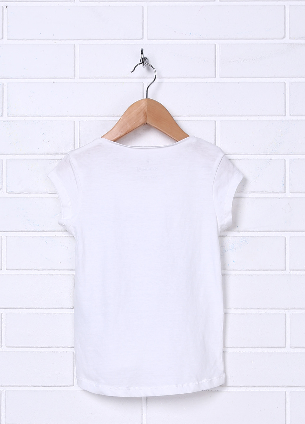 Белая летняя футболка с коротким рукавом Kookai