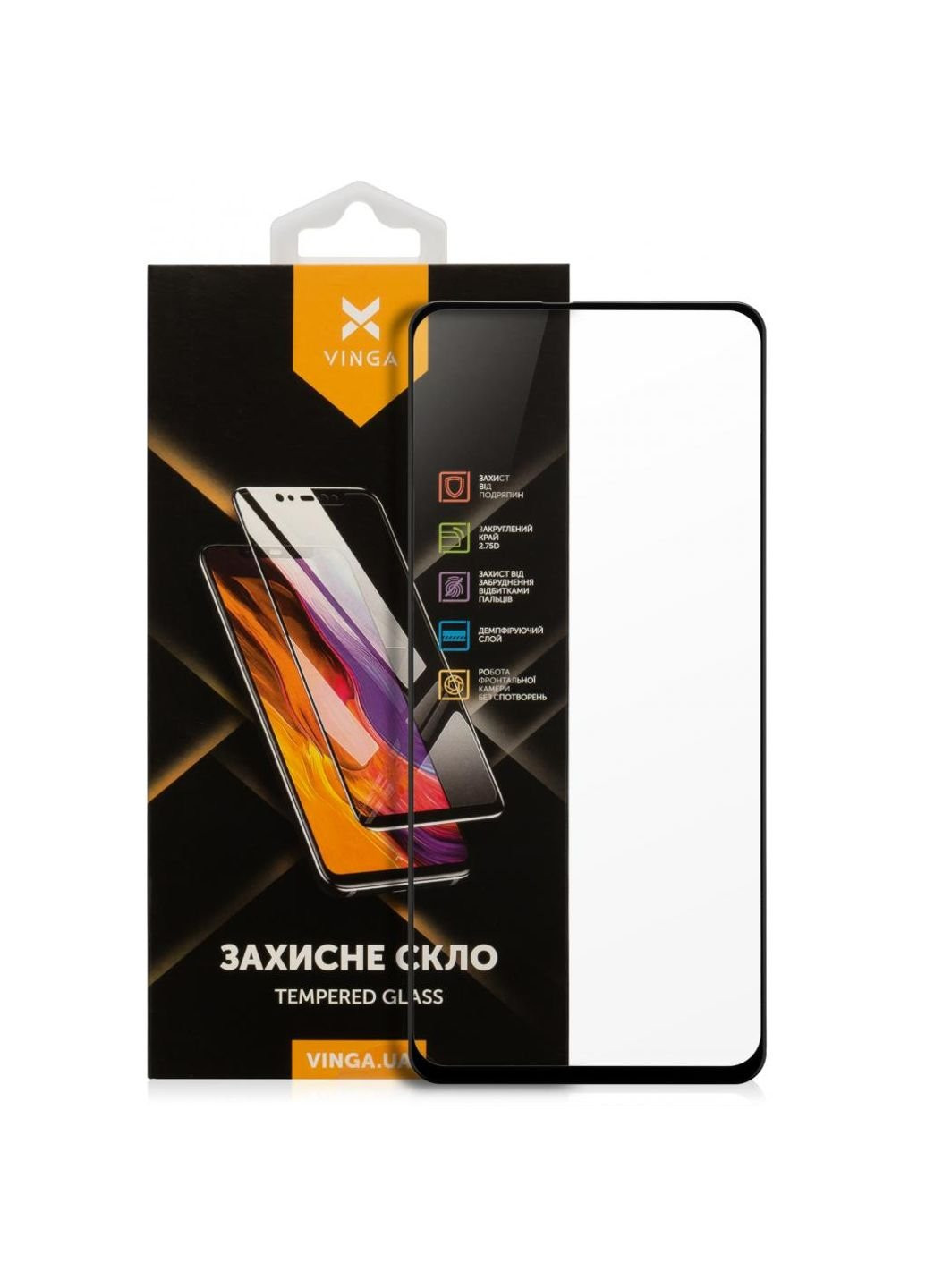 Скло захисне Xiaomi Redmi Note 9T (VGXRN9T) Vinga (252368310)