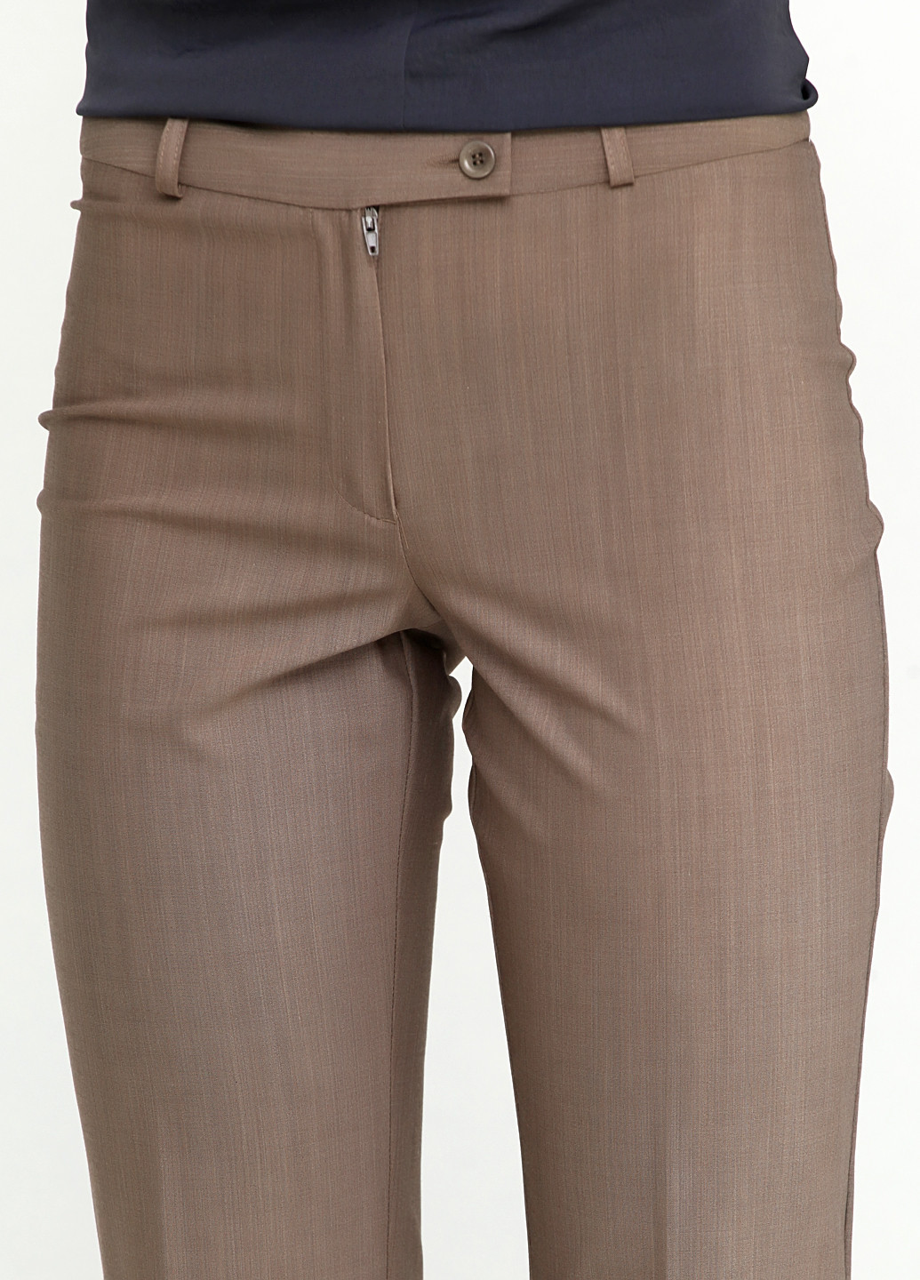 Светло-коричневые кэжуал демисезонные брюки Stefanie L