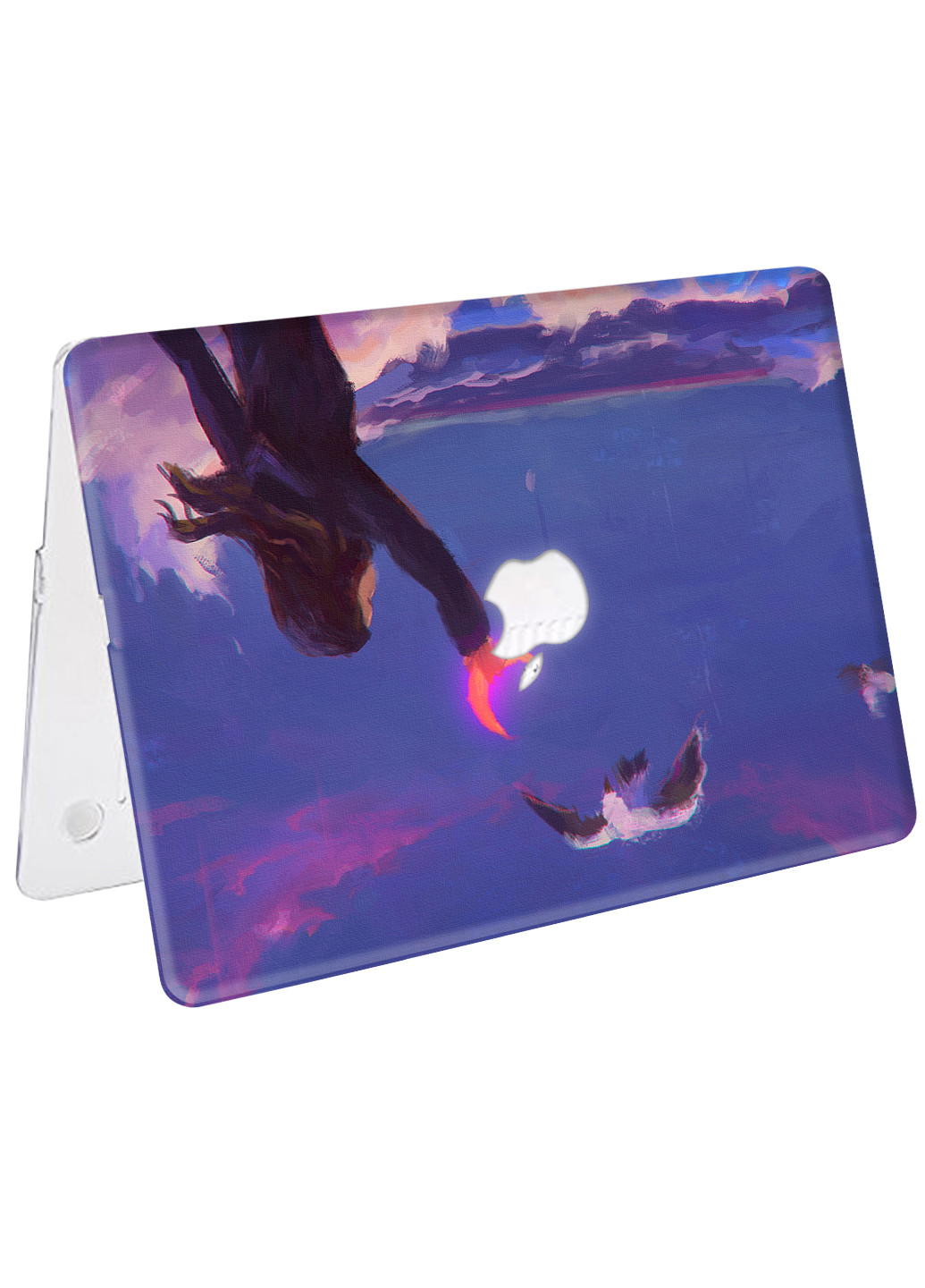 Чехол пластиковый для Apple MacBook Pro Retina 15 A1398 Прикосновенье к птице (Touching the birds) (6353-2812) MobiPrint (219124034)