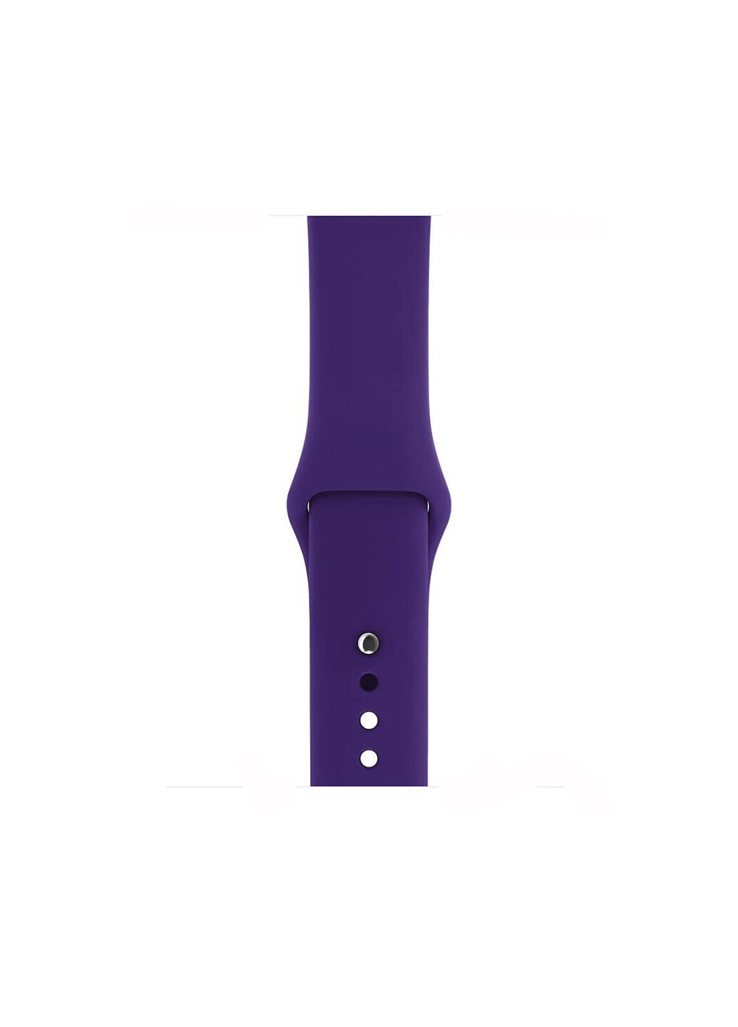Ремінець Sport Band для Apple Watch 38 / 40mm силіконовий фіолетовий спортивний size (s) Series 5 4 3 2 1 Ultra Violet ARM (222374779)