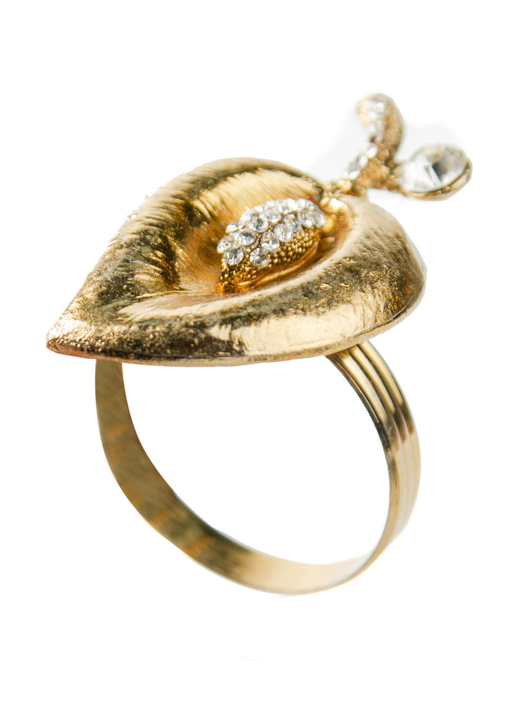 Сервировочное кольцо, 3 см NATALE однотонное золотистое