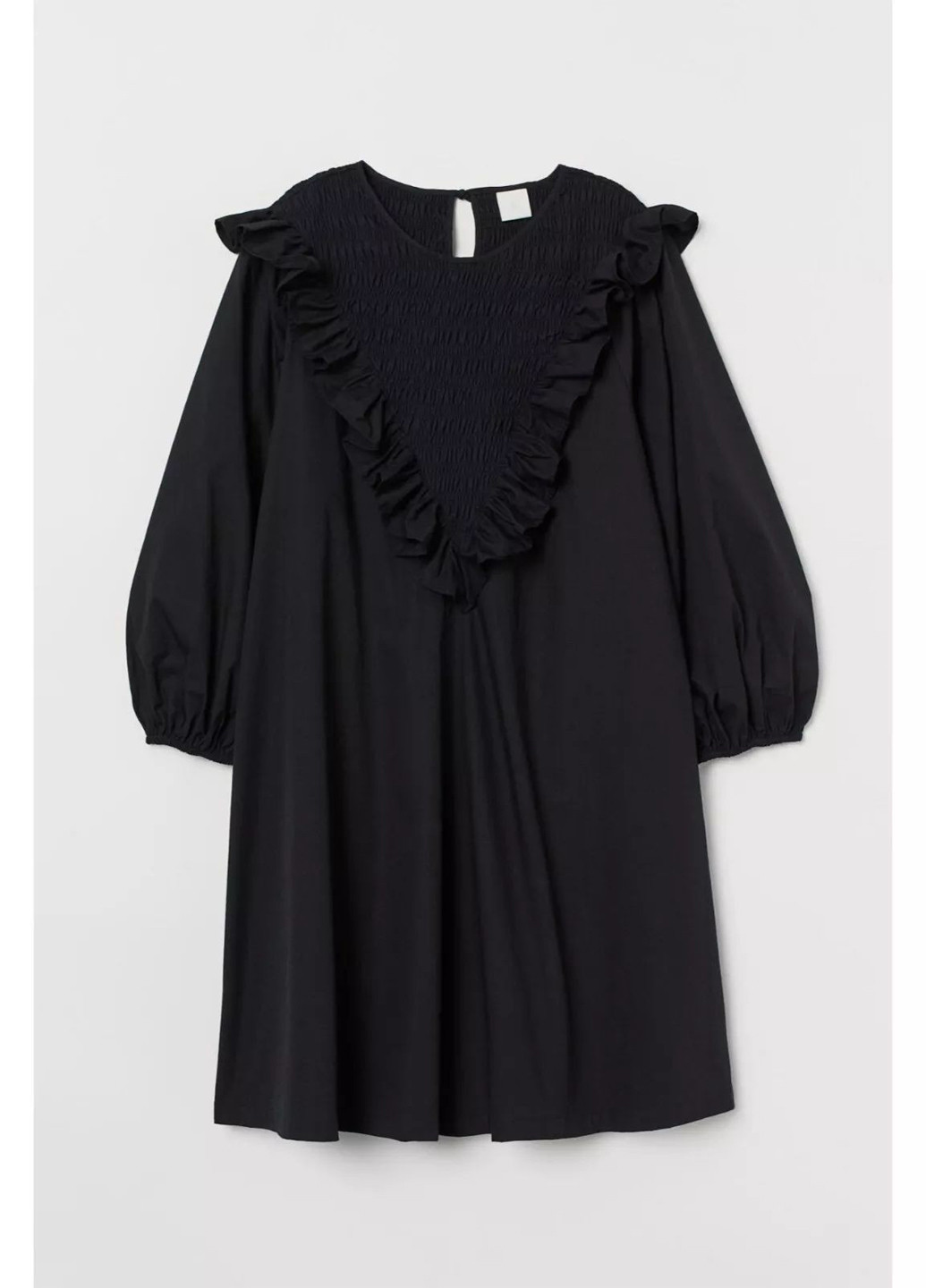 Чорна кежуал сукня H&M однотонна