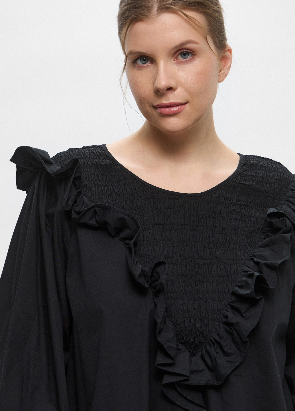 Чорна кежуал сукня H&M однотонна