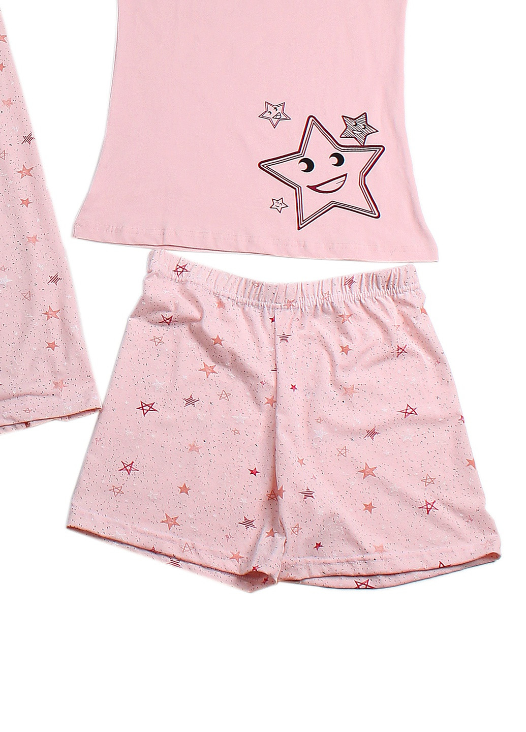 Розовая всесезон халат + пижама 61170 l / xl розовый (2000904130856) No Name
