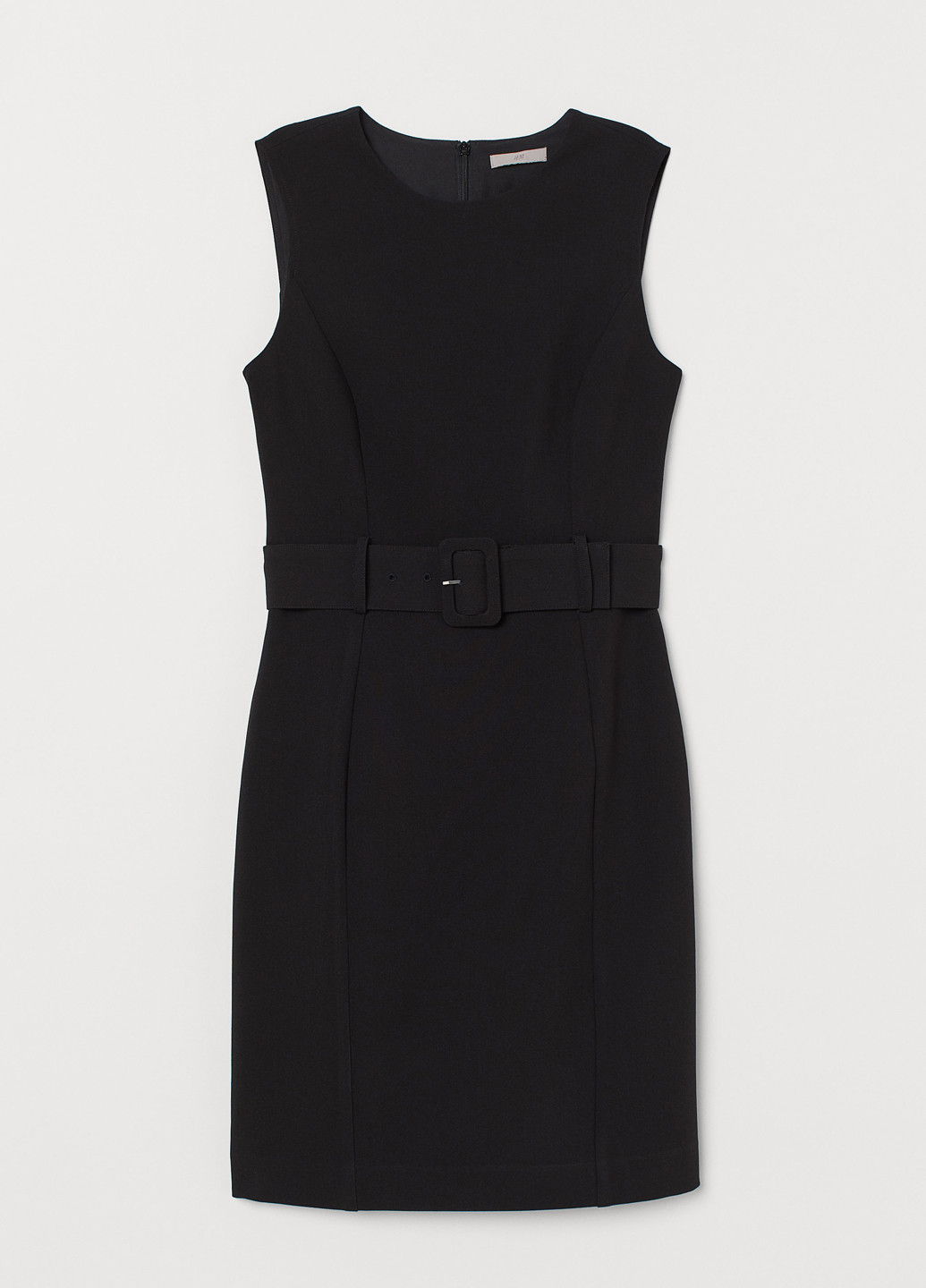 Чорна ділова сукня футляр H&M однотонна