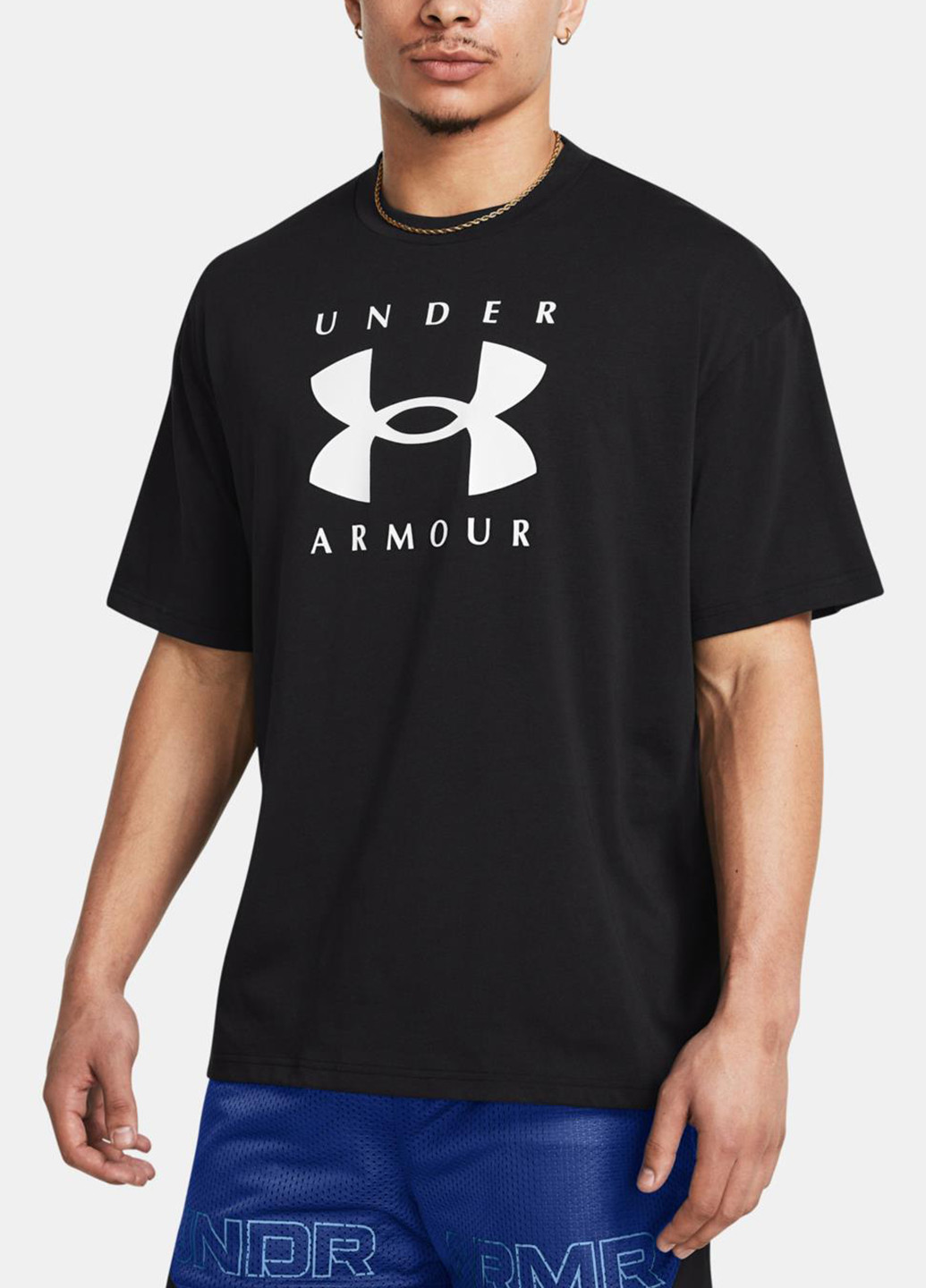 Черная футболка 1389146-001 Under Armour M HW OS Branded SS