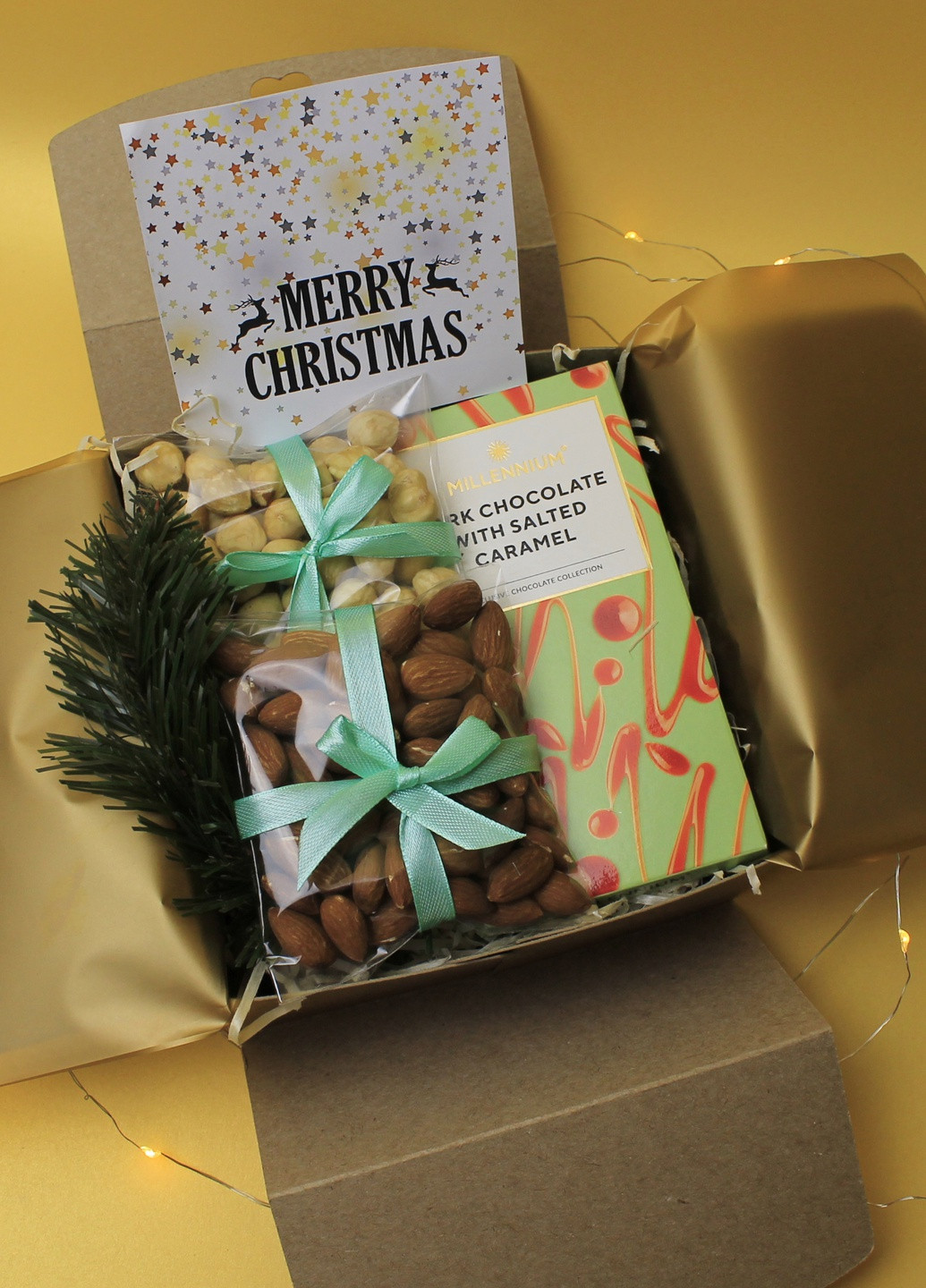 Новорічний подарунковий набір Солодкий вікенд, подарунок на Різдво, святий Миколай, Новий рік. Кукумбер (256223660)