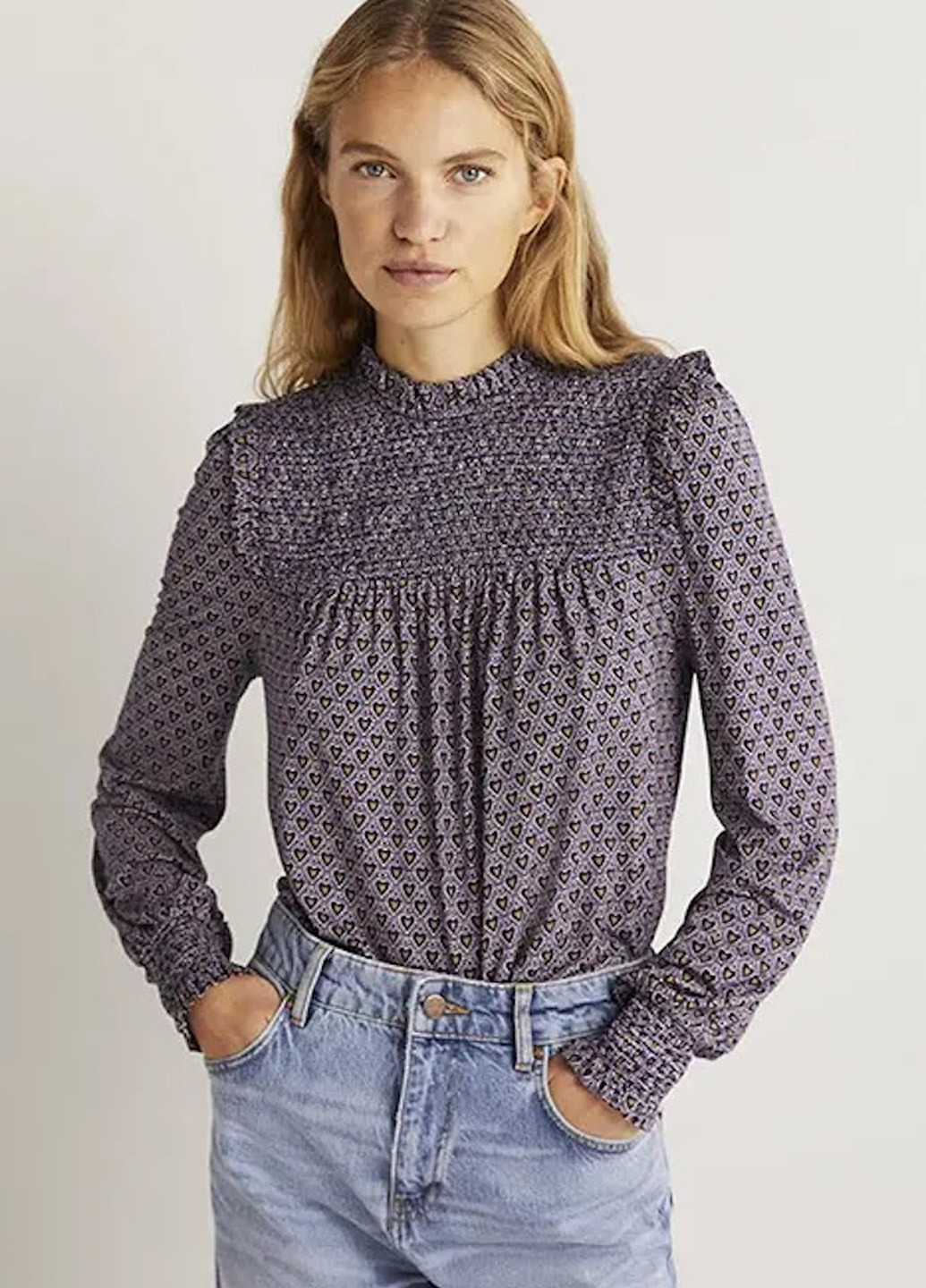 Серая блуза Boden