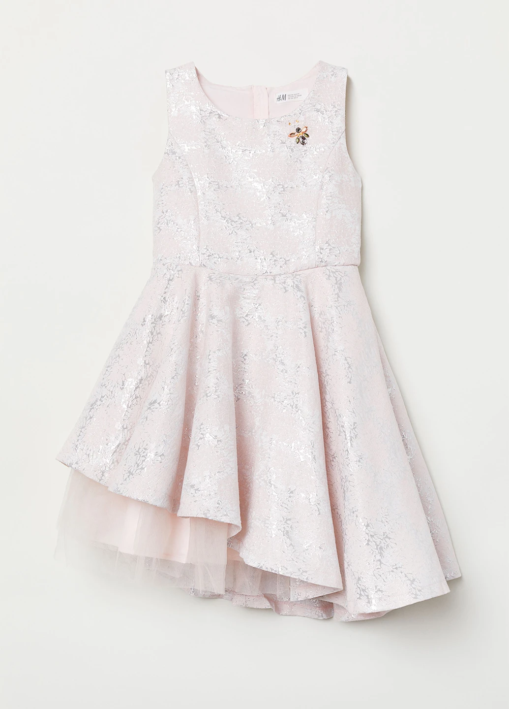 Светло-розовое платье H&M (190222089)