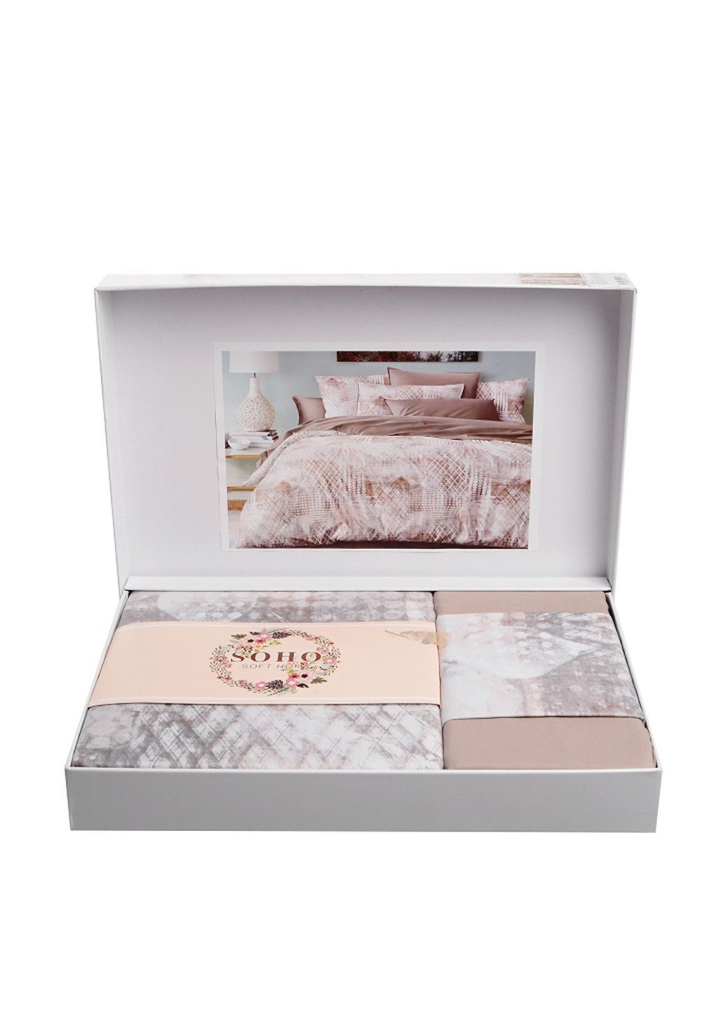 КПБ Евро Lounge 200*230 Lucy Cream Soho (317244645)