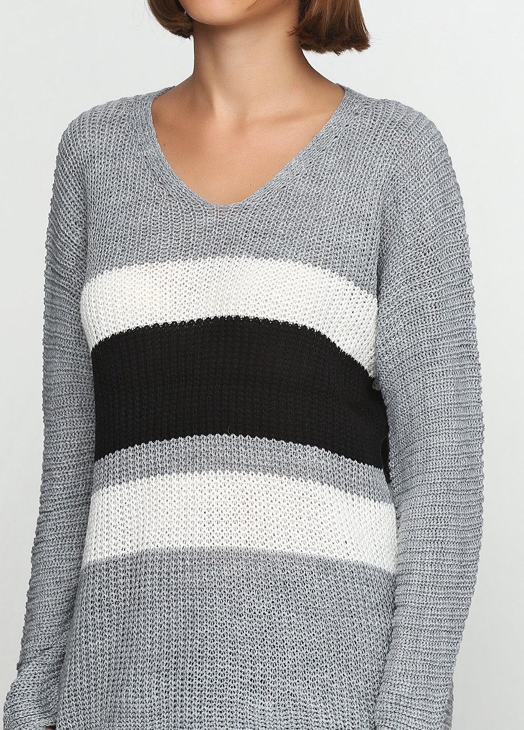 Серый демисезонный пуловер пуловер Eser