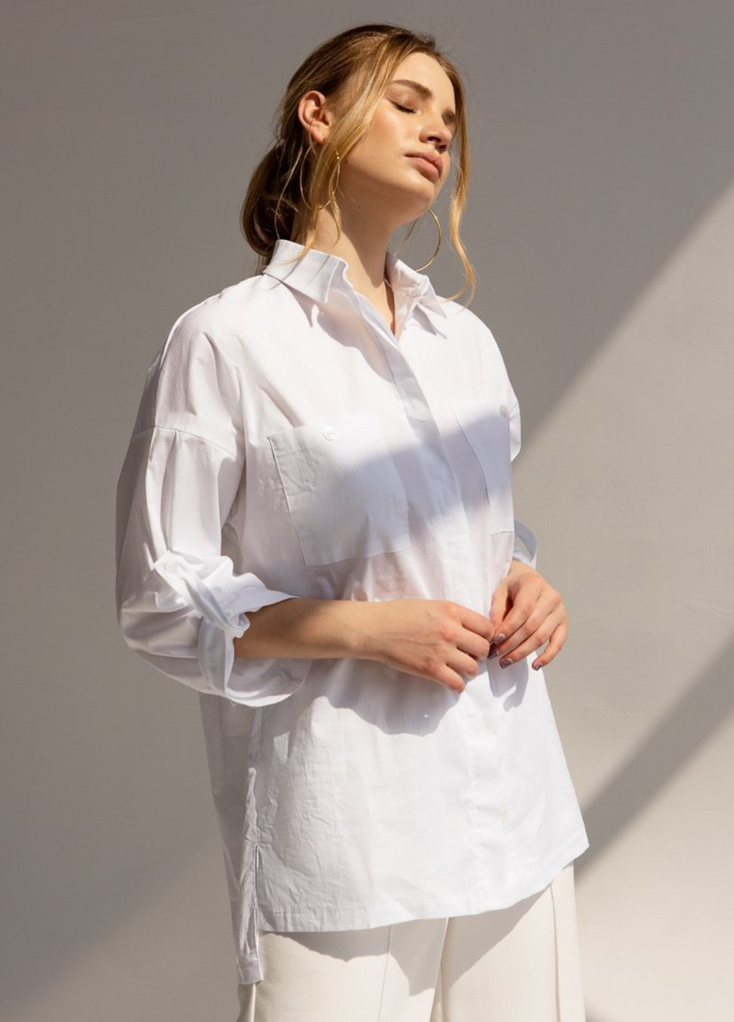 Базова біла сорочка Gepur (241337558)