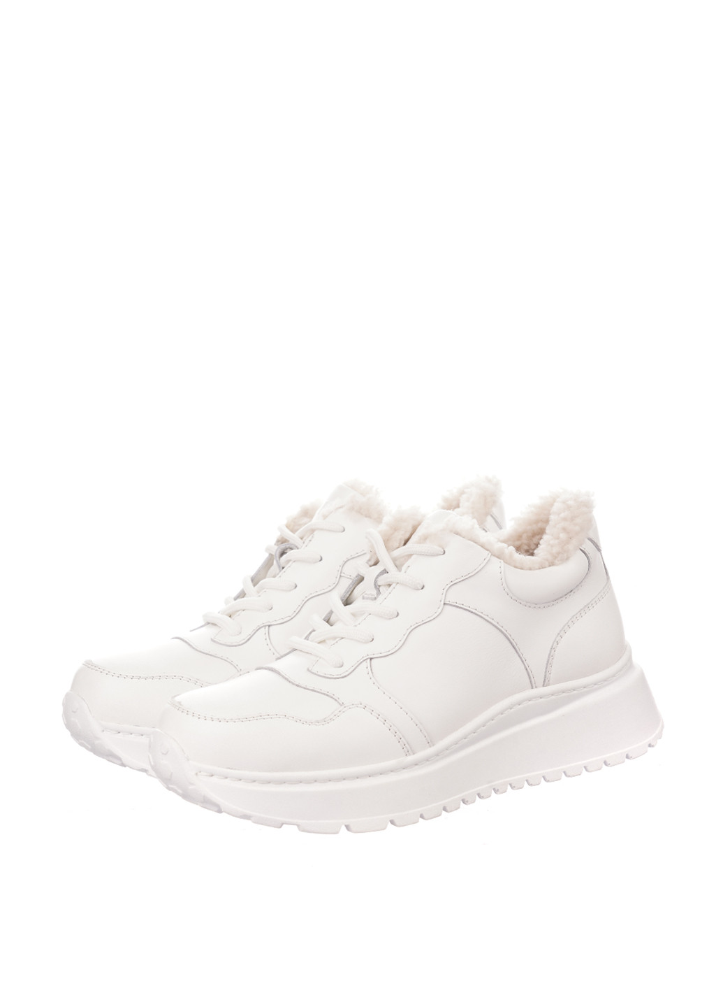 Зимние ботинки Prime Shoes с белой подошвой