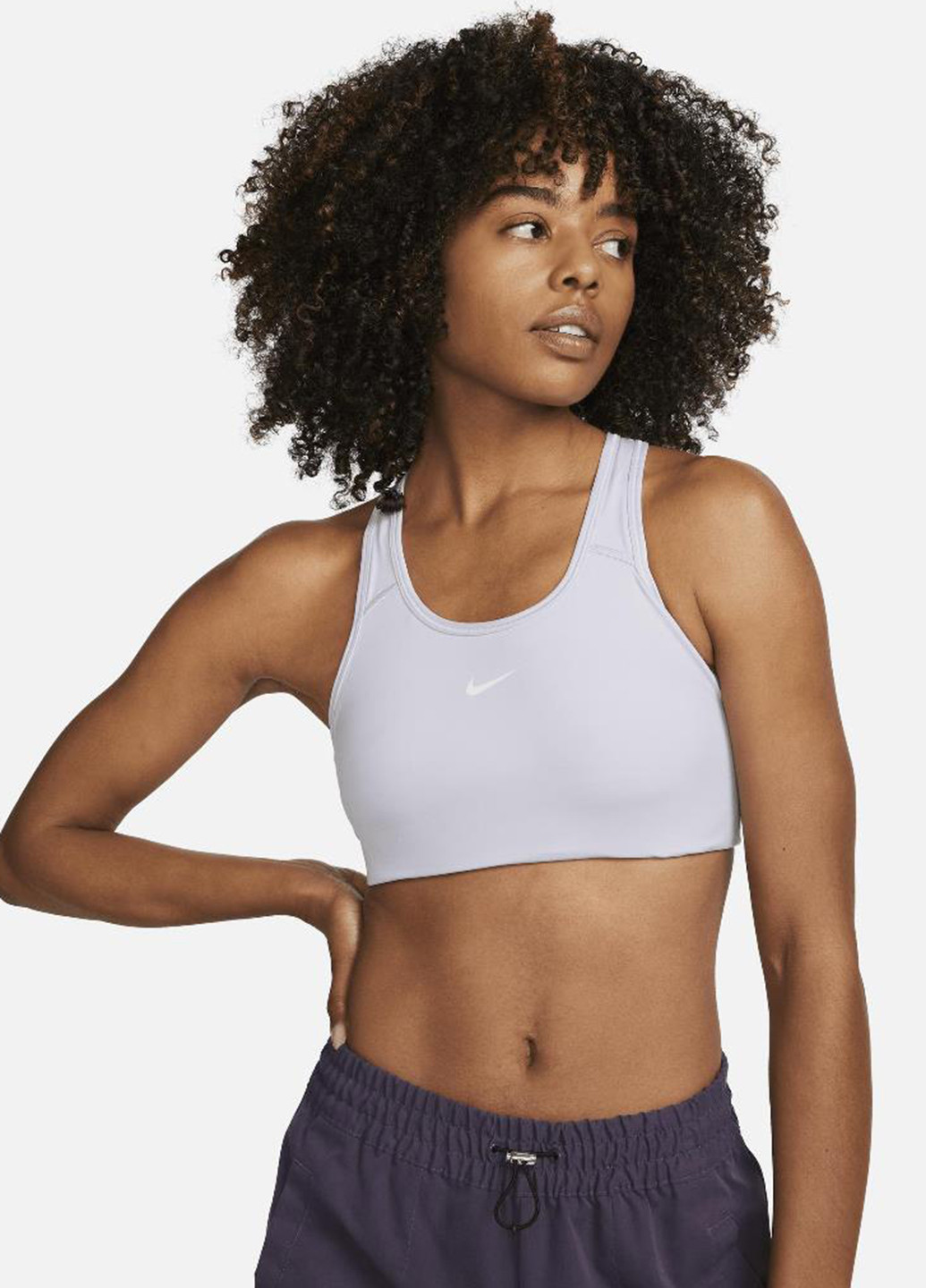 Топ BV3636-536 Nike SwooshWomen's Medium-Support 1-Piece Pad Sports Bra (321302823)