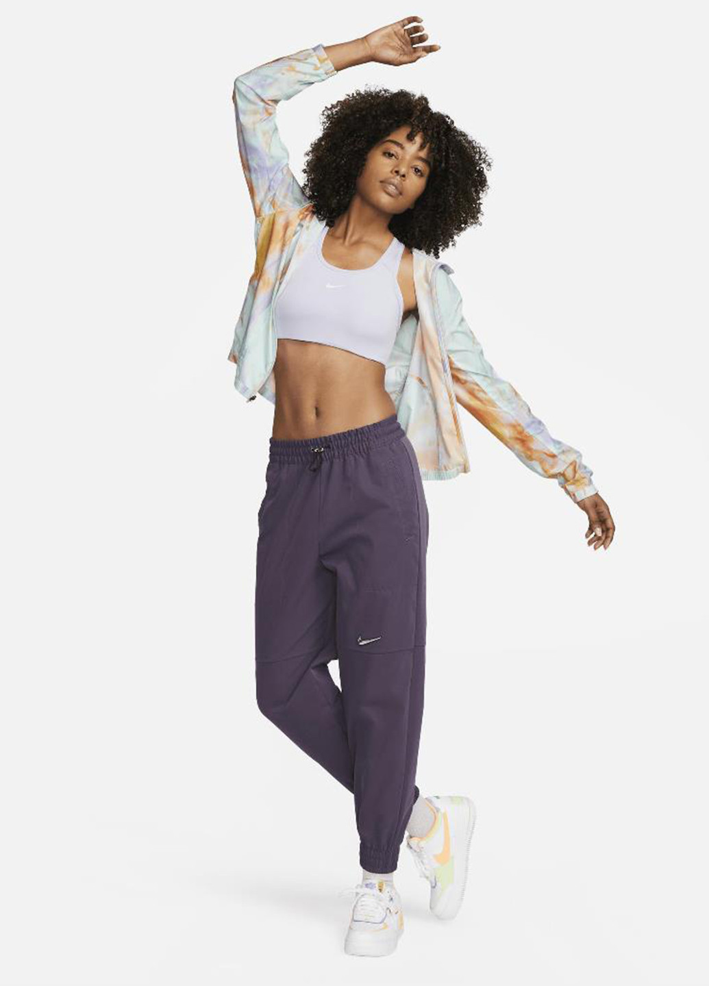 Топ BV3636-536 Nike SwooshWomen's Medium-Support 1-Piece Pad Sports Bra (321302823)