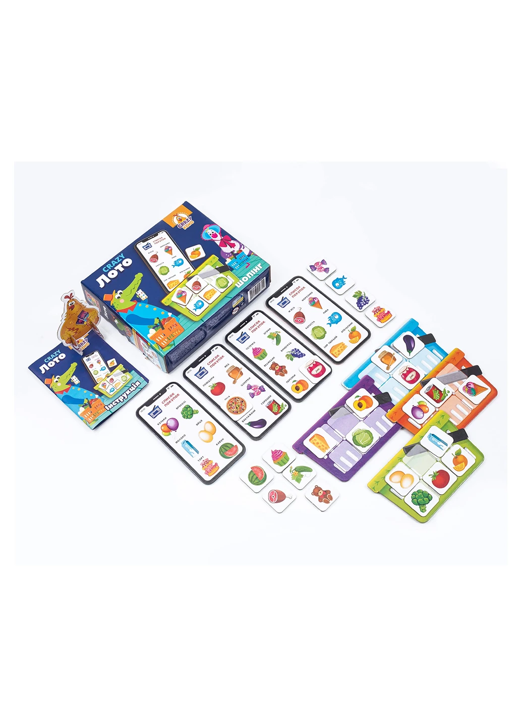 Настольная игра Crazy Лото Vladi toys VT8055-09 (255292428)