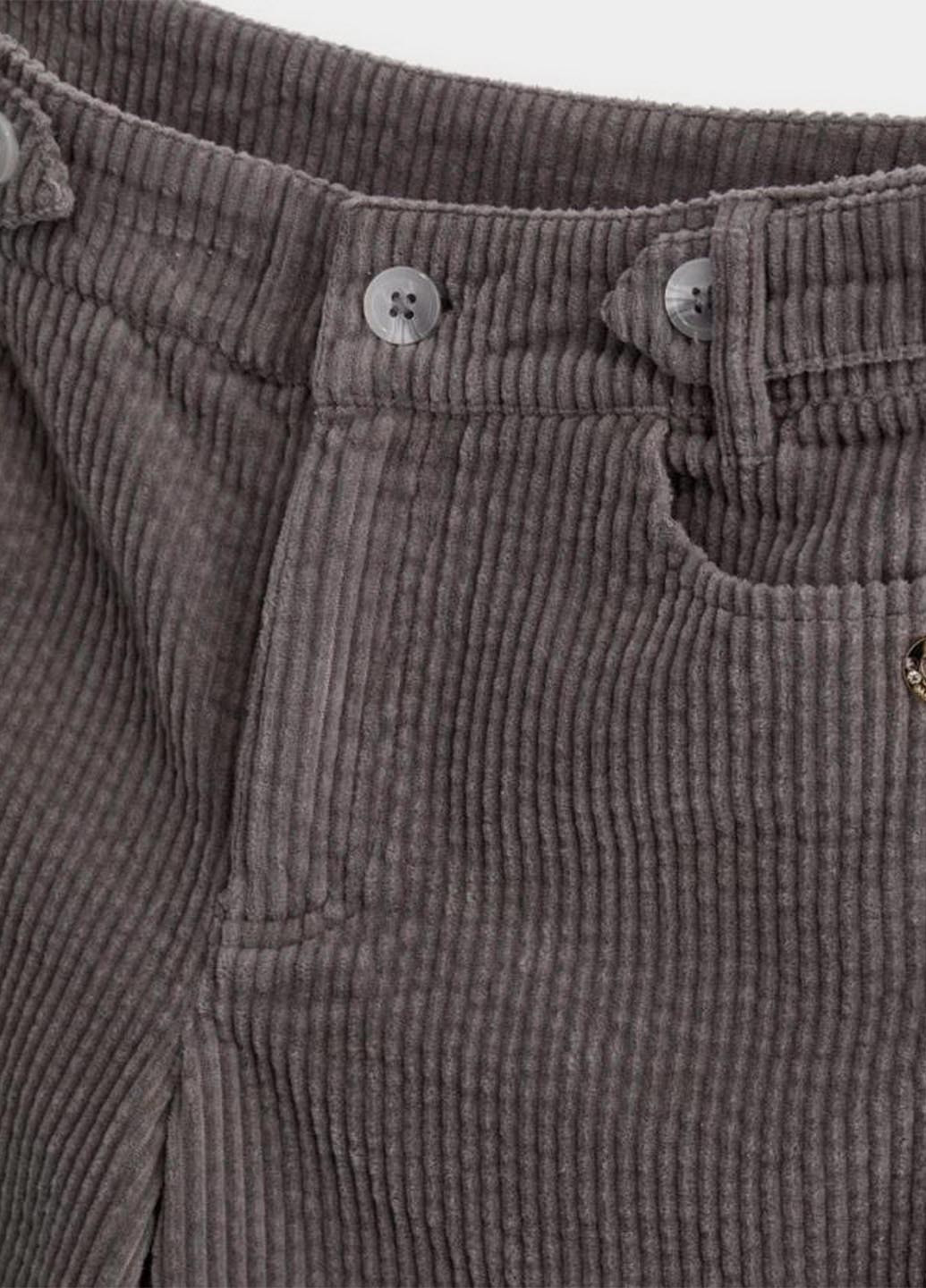 Серо-коричневые кэжуал демисезонные палаццо брюки Original Marines