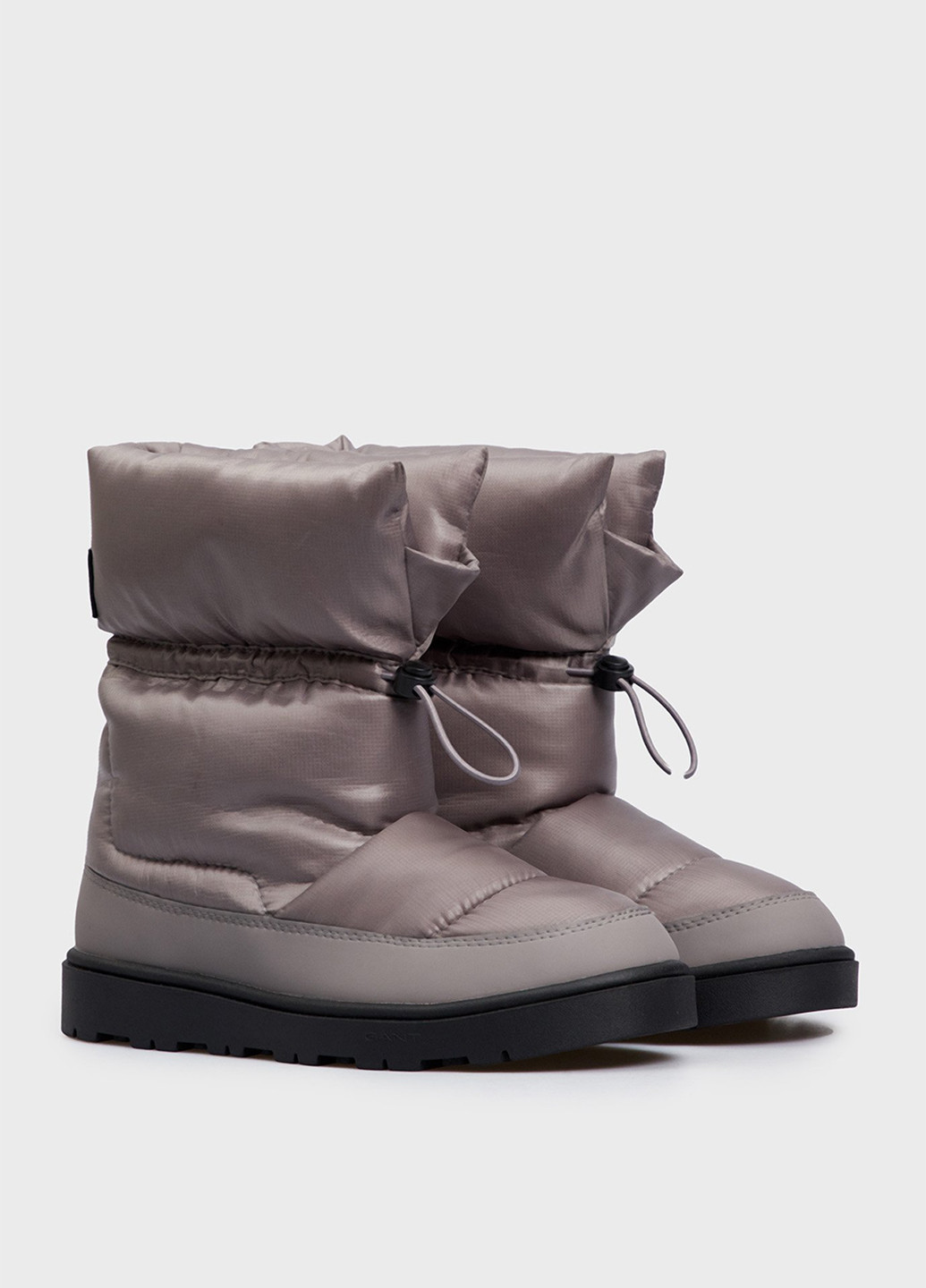 Розово-коричневые дутики Gant с логотипом