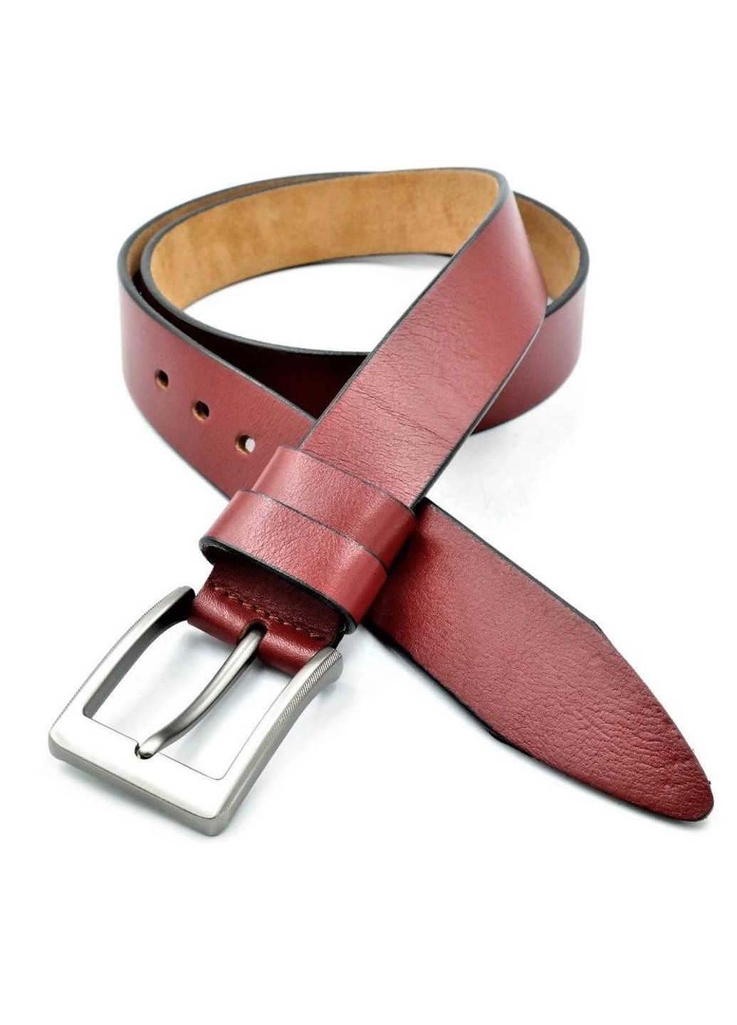 Мужской кожаный ремень 110-120х4 см Weatro (232990335)