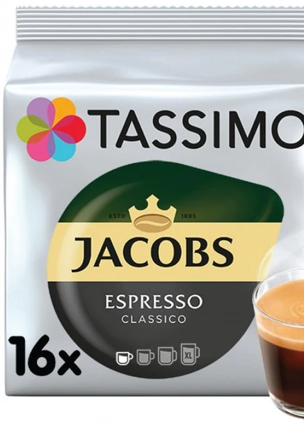 Кава мелена в капсулах Tassimo Espresso 16 шт, 118.4 г Jacobs (254761166)