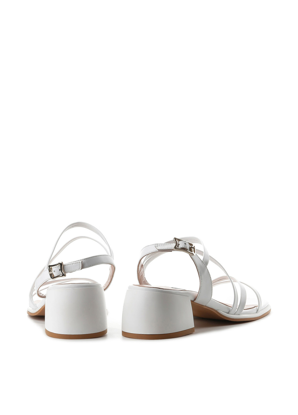 Белые босоножки Le'BERDES с ремешком
