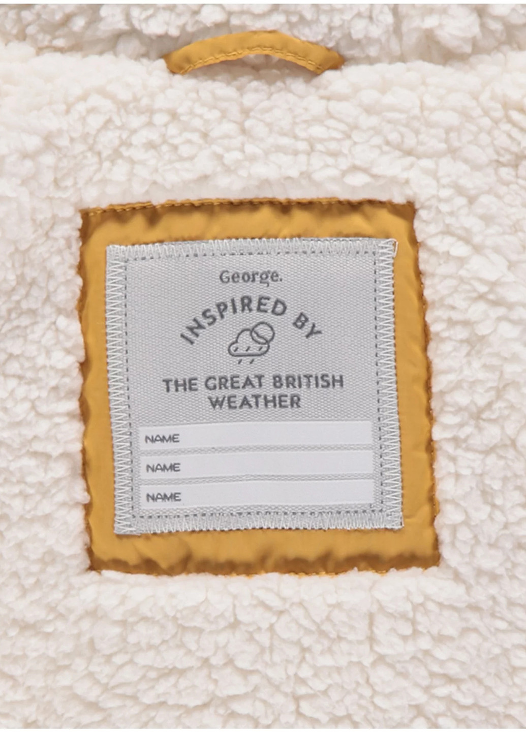 Светло-оранжевая зимняя куртка George