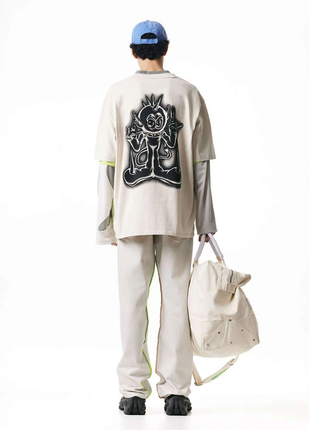 Кремова футболка H&M
