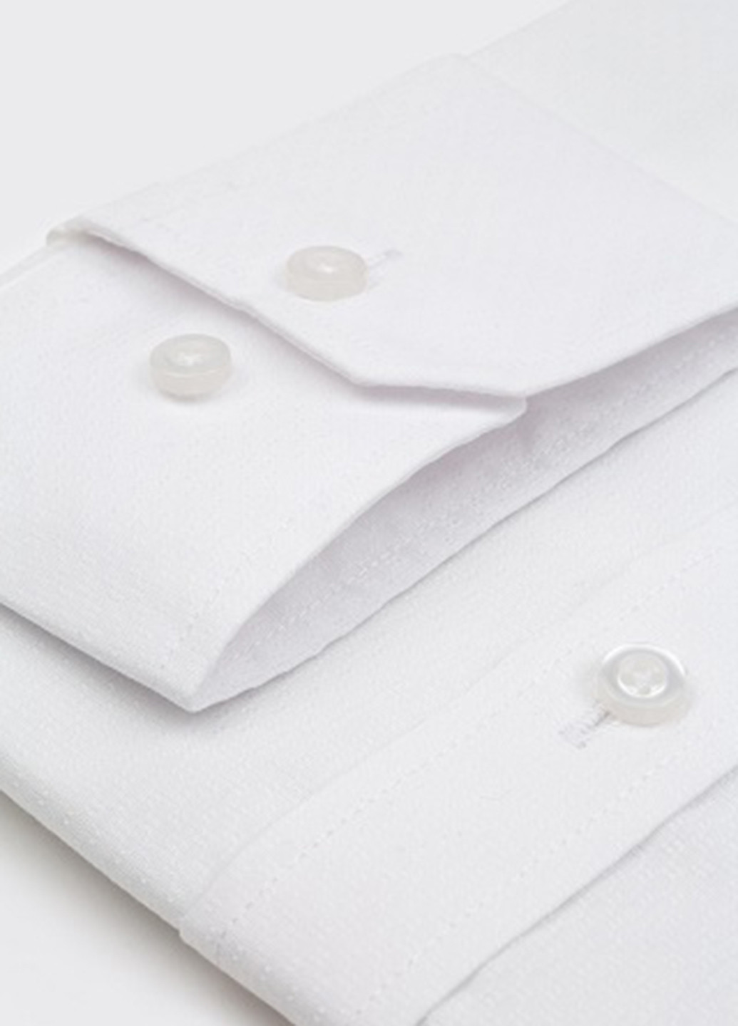 Белая классическая рубашка однотонная Pako Lorente с длинным рукавом