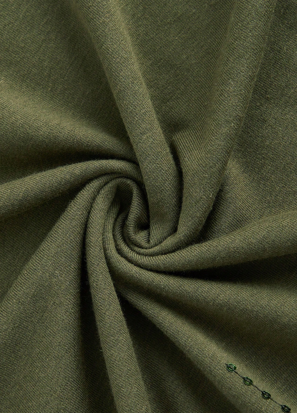 Оливкова (хакі) кежуал сукня з відкритою спиною SHEIN однотонна