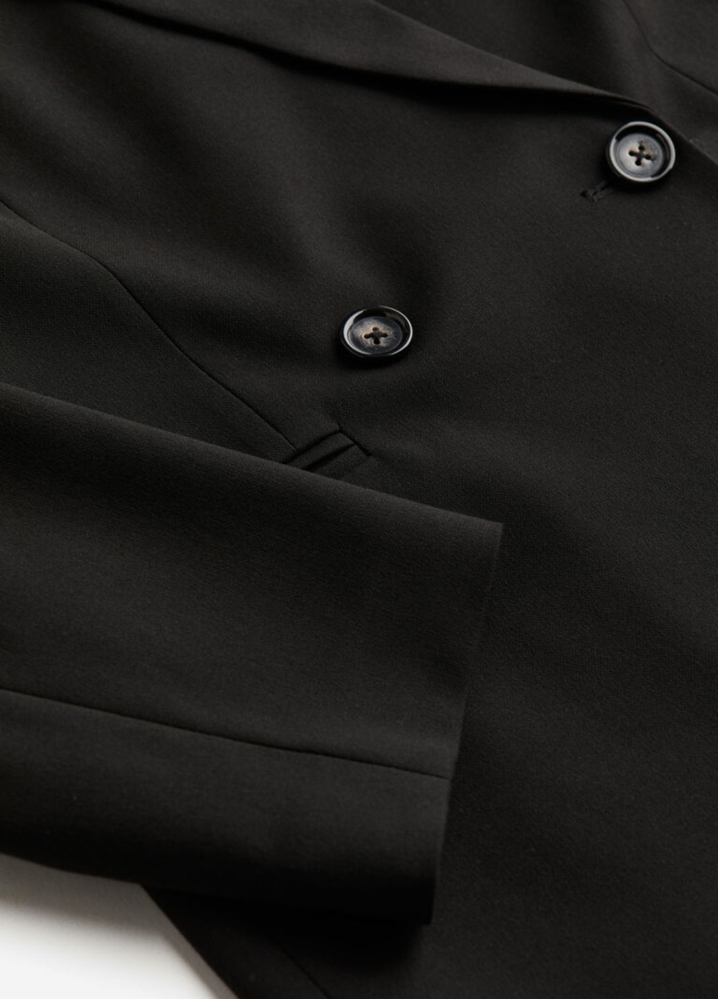 Черный женский жакет H&M однотонный - демисезонный