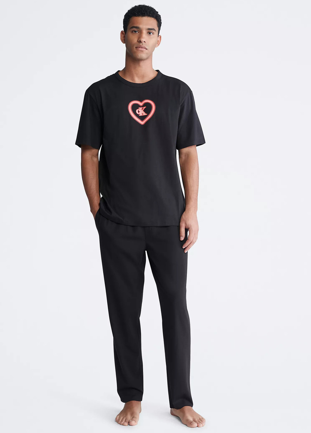 Чорна футболка з коротким рукавом Calvin Klein