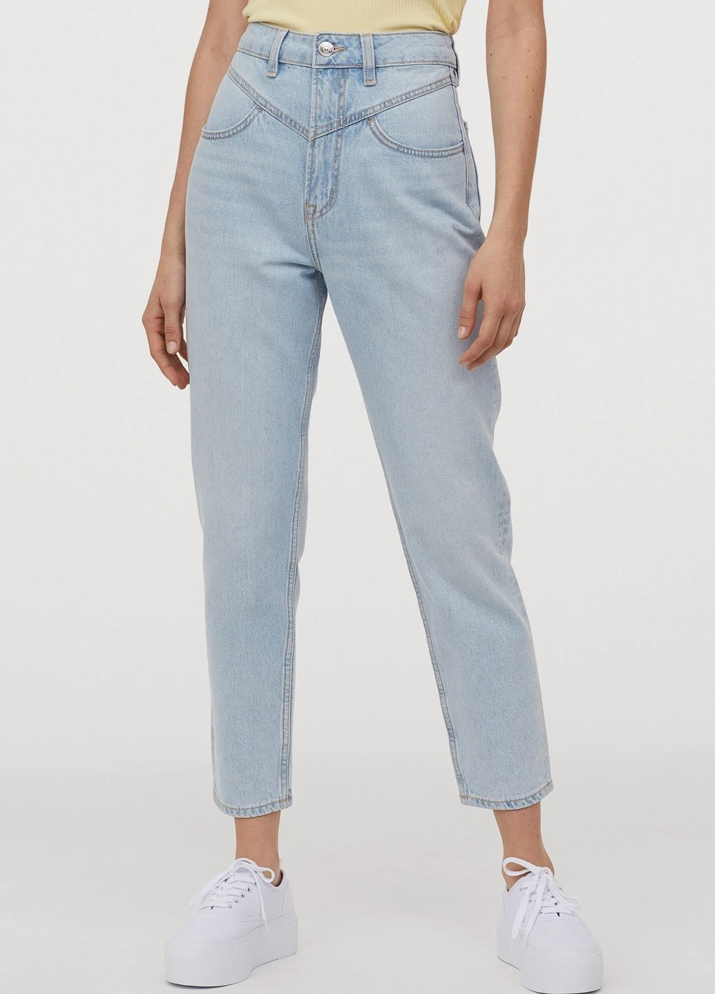 Голубые демисезонные джинсы H&M