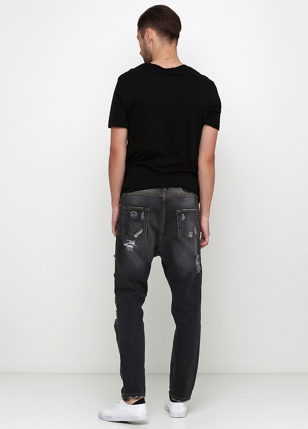 Черные демисезонные зауженные джинсы Xagon Man