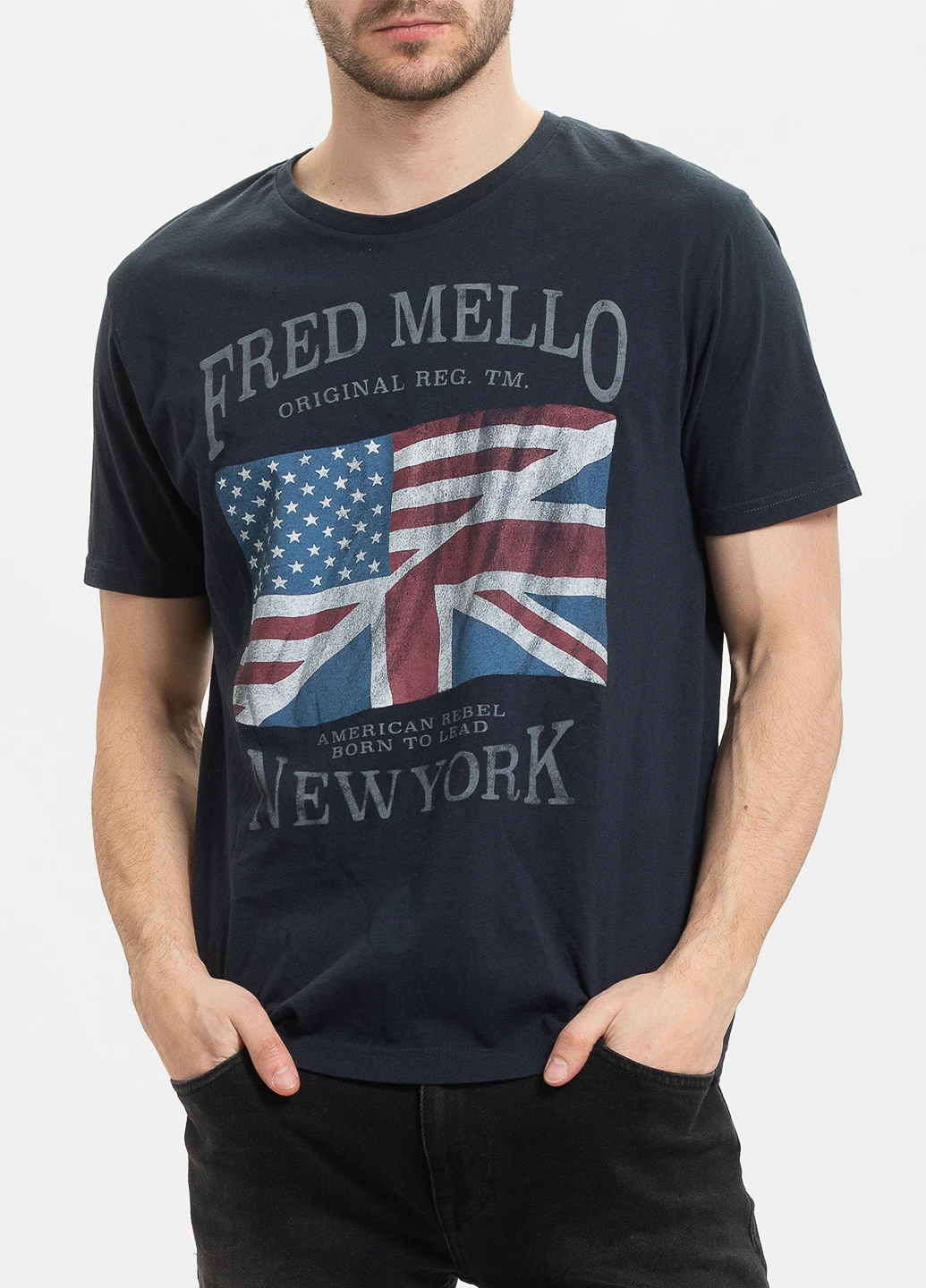 Синя футболка Fred Mello