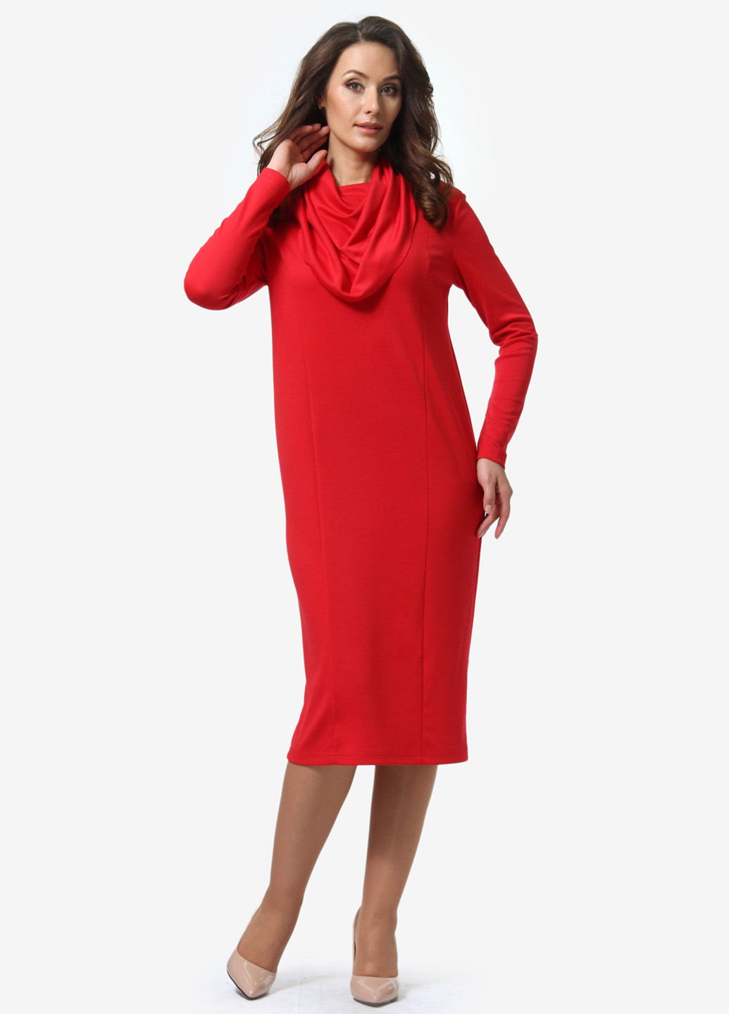 Красное кэжуал платье Alika Kruss